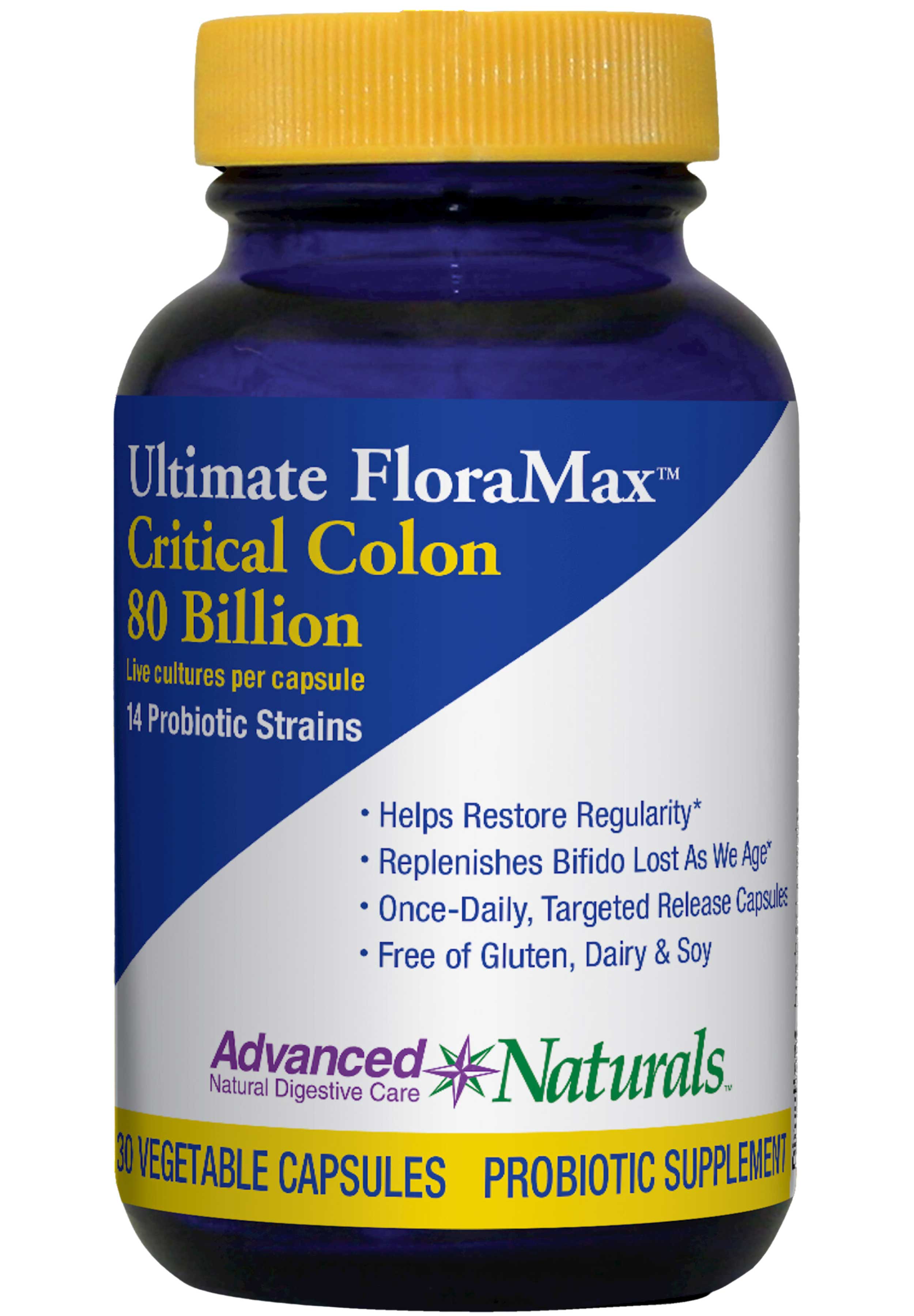 Advanced Naturals Ultimate FloraMax Critical Colon 80 Billion