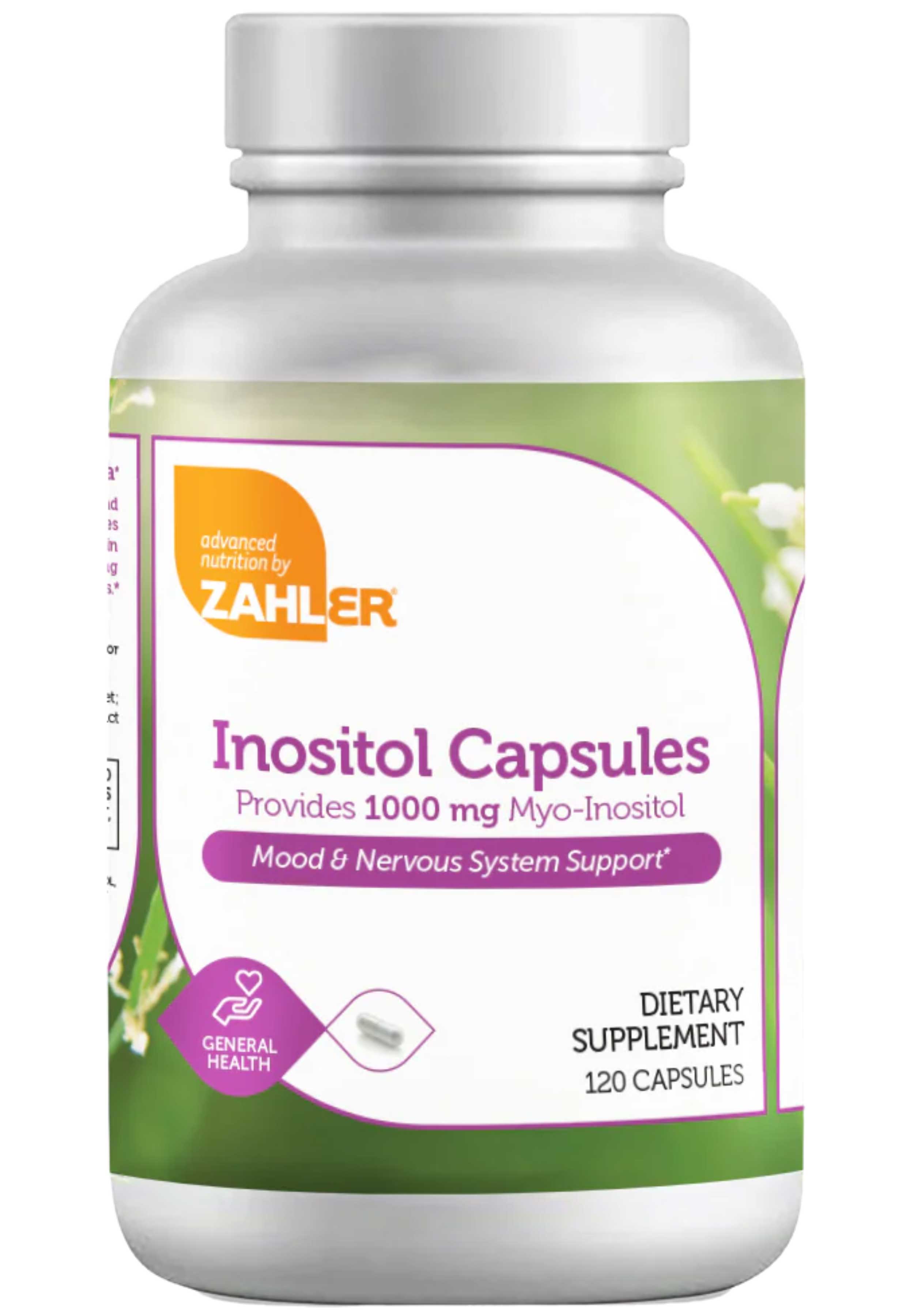 Advanced Nutrition By Zahler Inositol Capsules