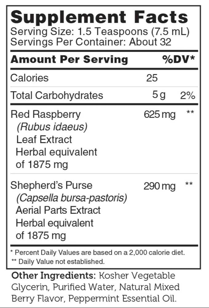 Advanced Nutrition By Zahler PureBerry+Purse Ingredients