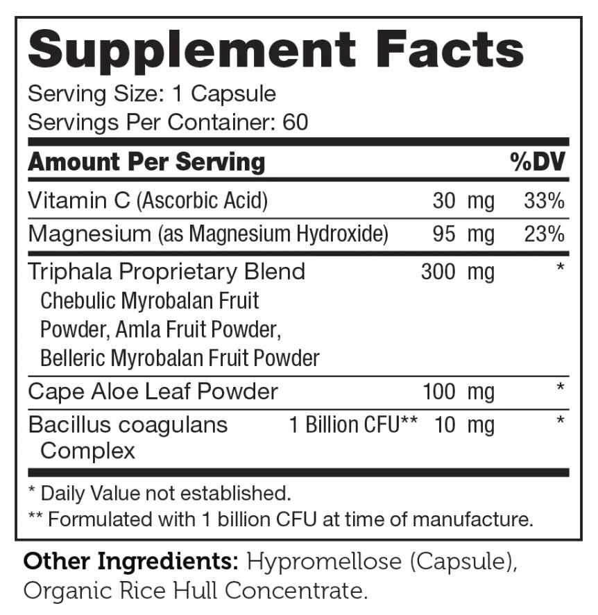 Advanced Nutrition By Zahler The Daily Cleanse (Formerly ConstipAid) Ingredients