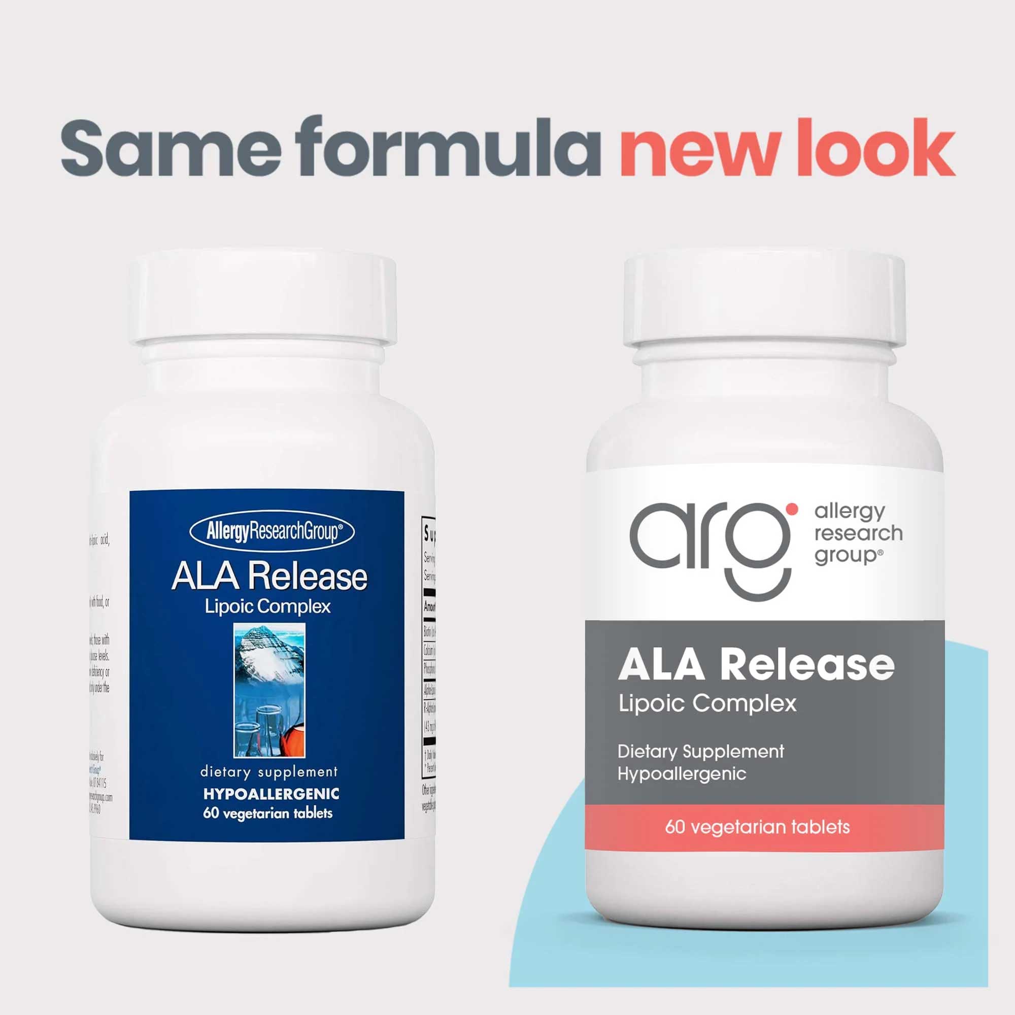 Allergy Research Group ALA Release New Look