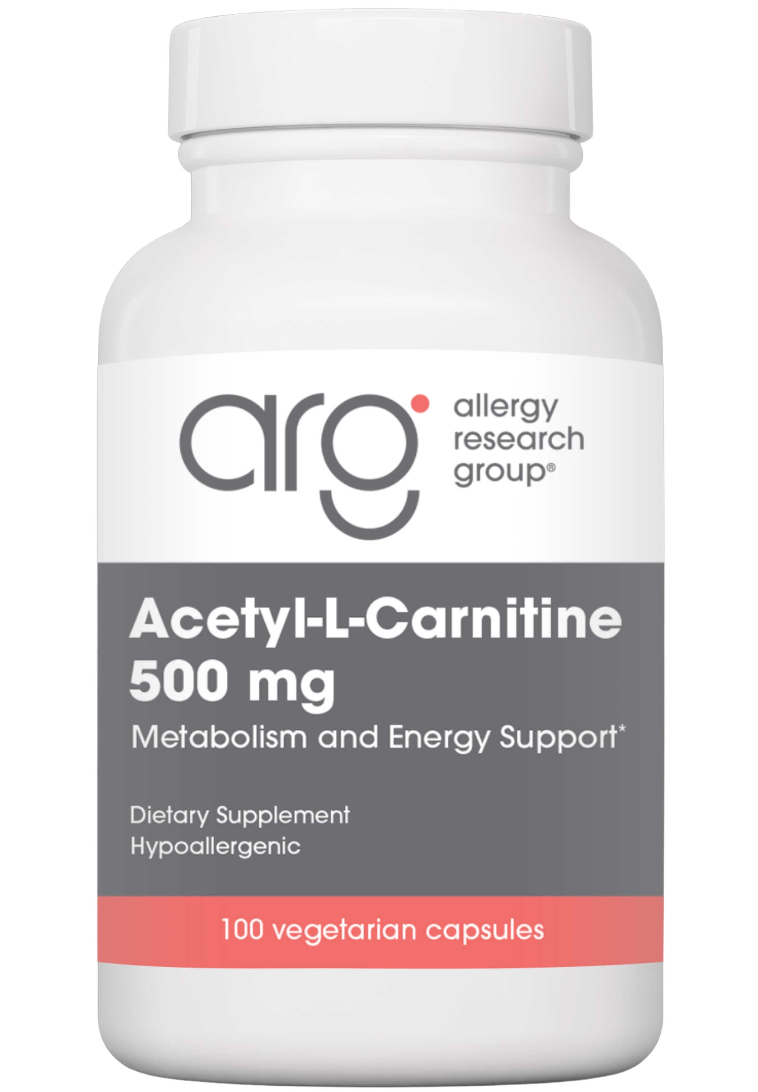 l-carnitine research Allergy Research Group Acetyl-L-Carnitine 500 mg