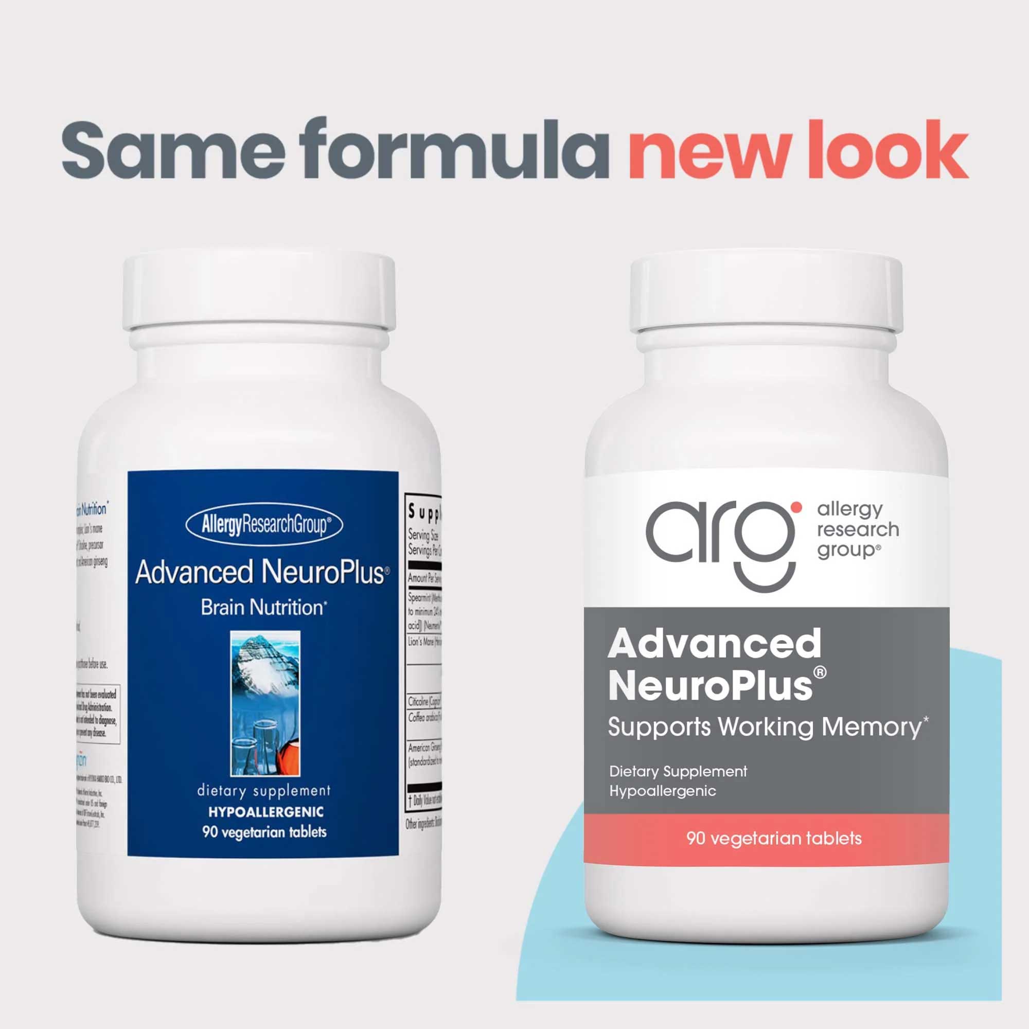 Allergy Research Group Advanced NeuroPlus New Look
