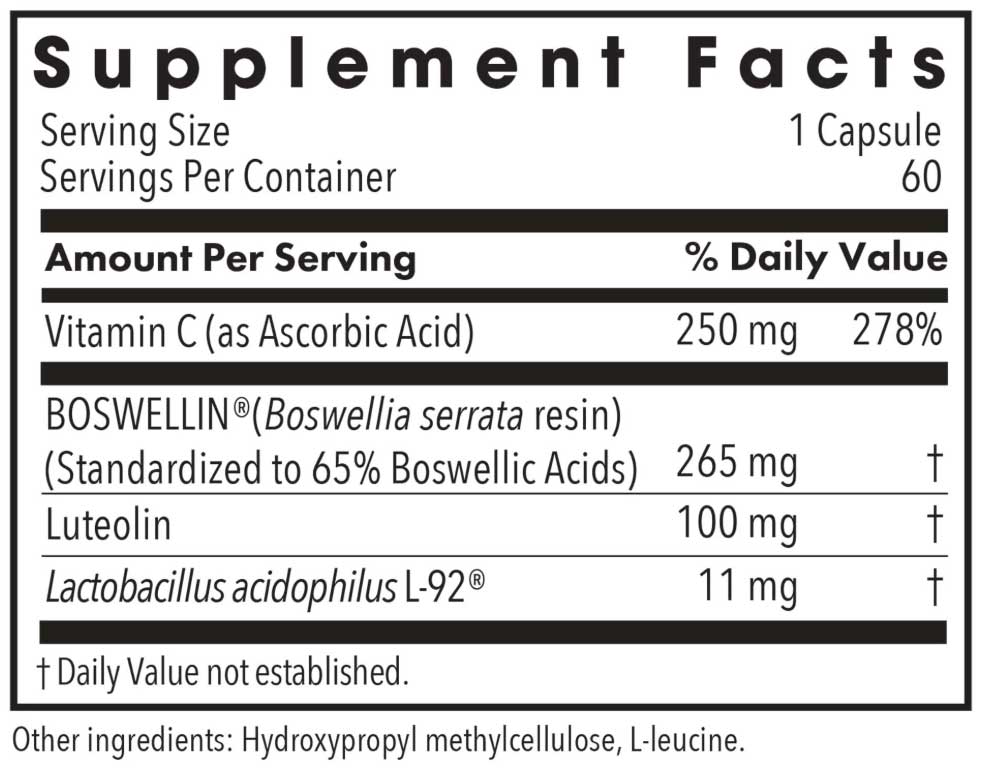 Allergy Research Group Aller-Aid L-92 Ingredients