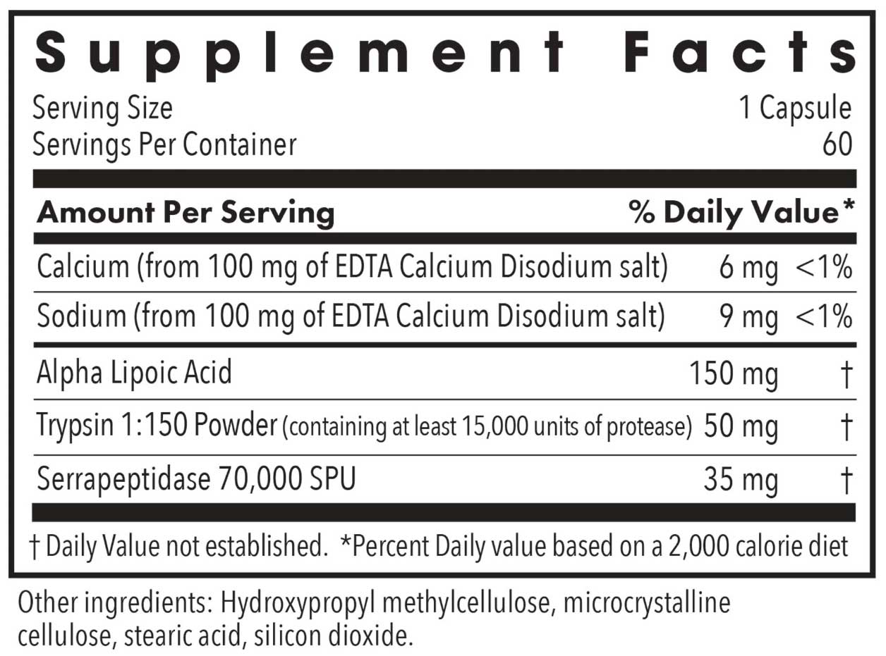 Allergy Research Group Biofilm Neutralizer Ingredients