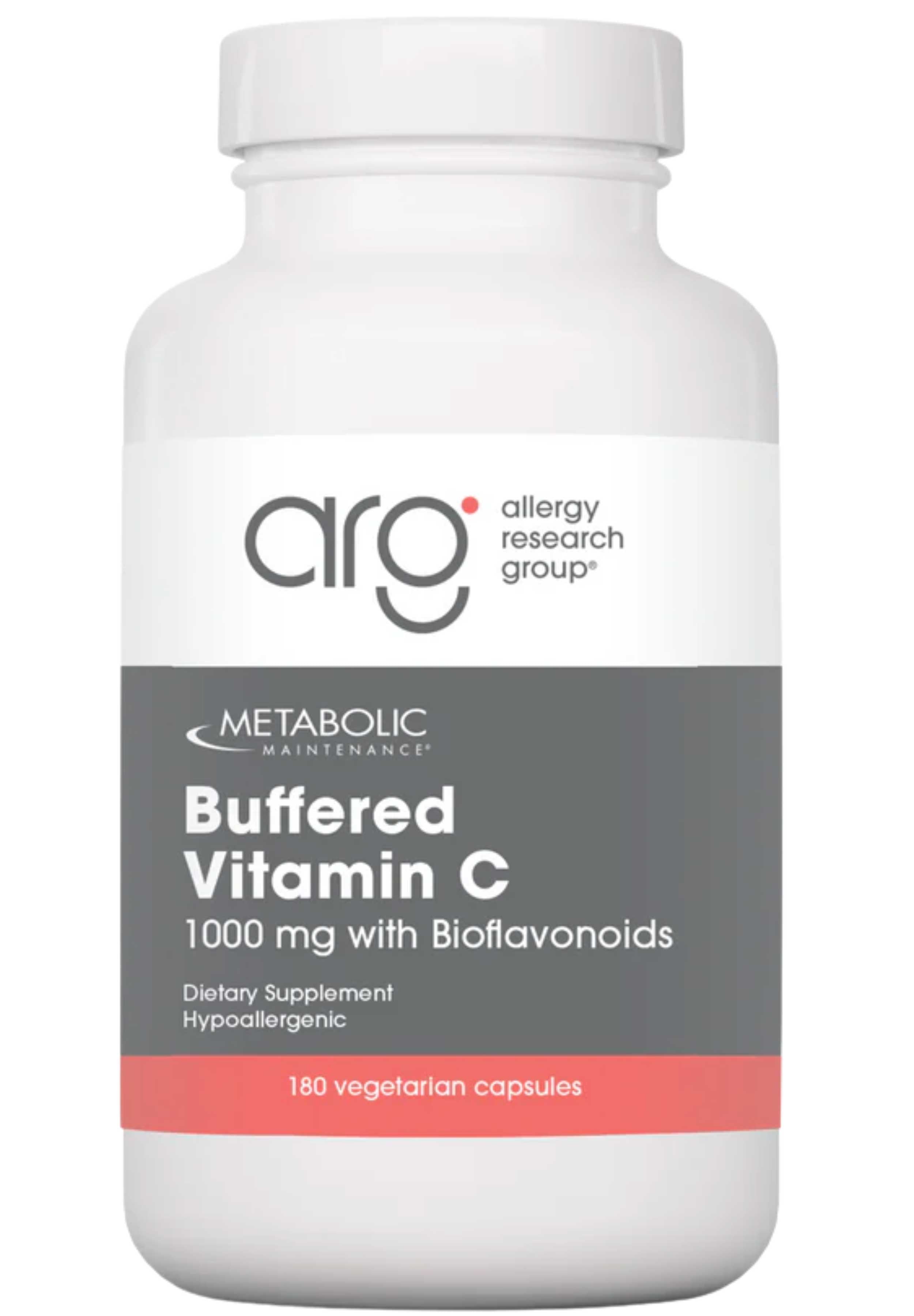 Allergy Research Group Buffered Vitamin C 1000 mg (Formerly Metabolic Maintenance)