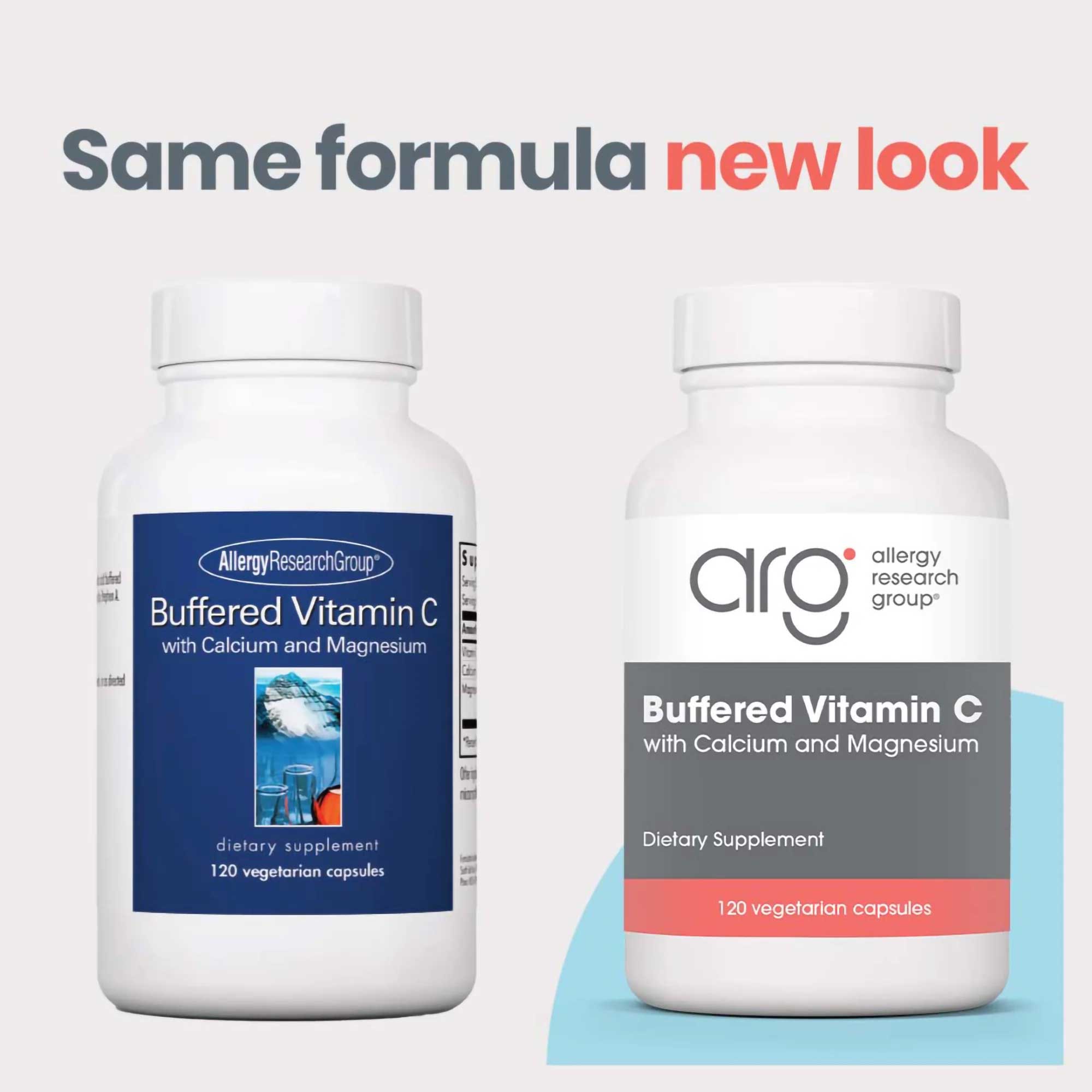 Allergy Research Group Buffered Vitamin C New Look