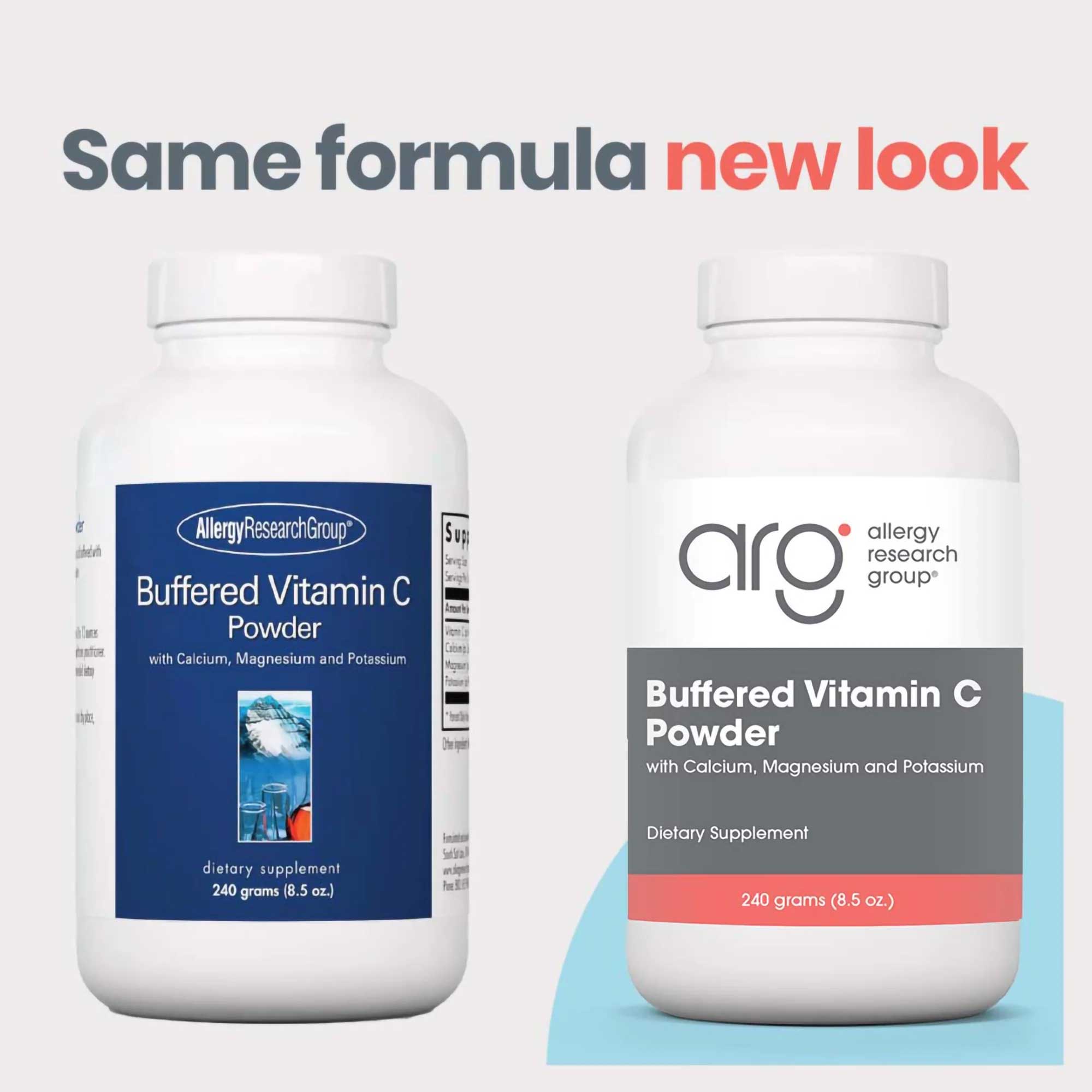 Allergy Research Group Buffered Vitamin C Powder New Look