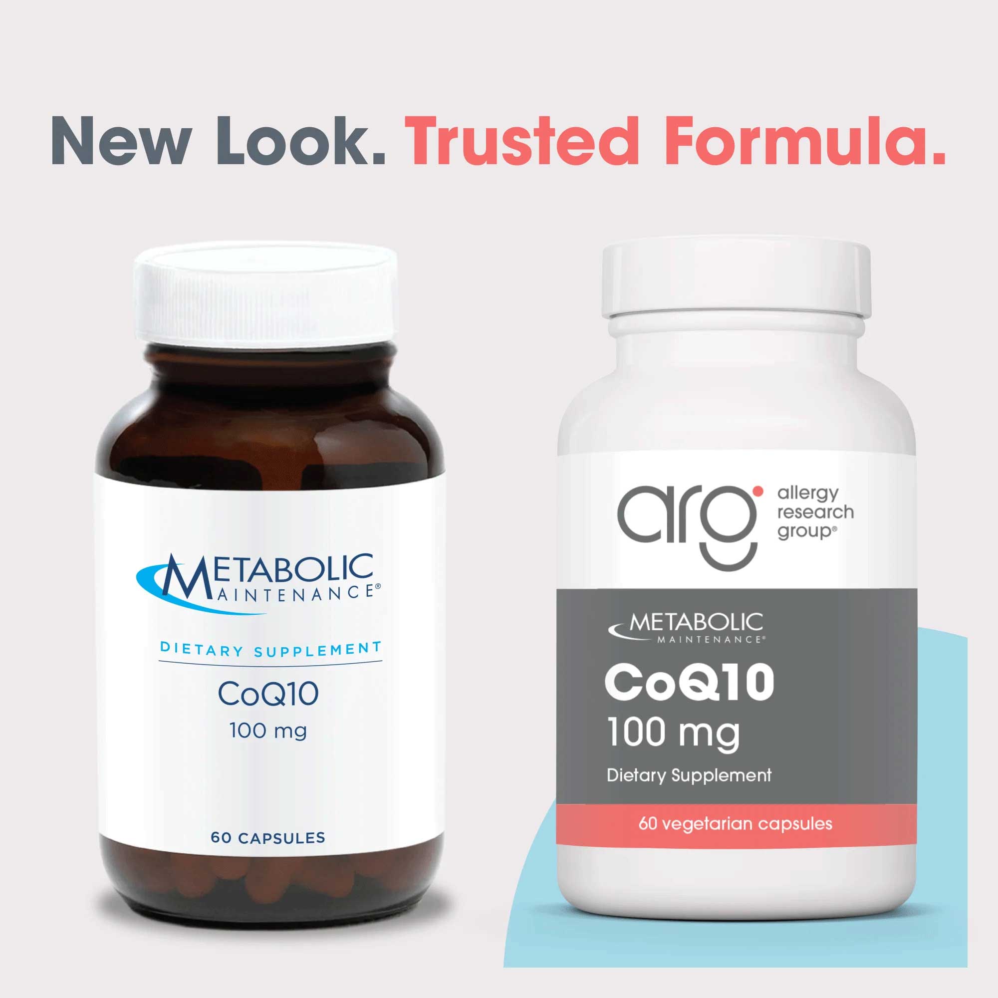 Allergy Research Group CoQ10 (Formerly Metabolic Maintenance) New Look