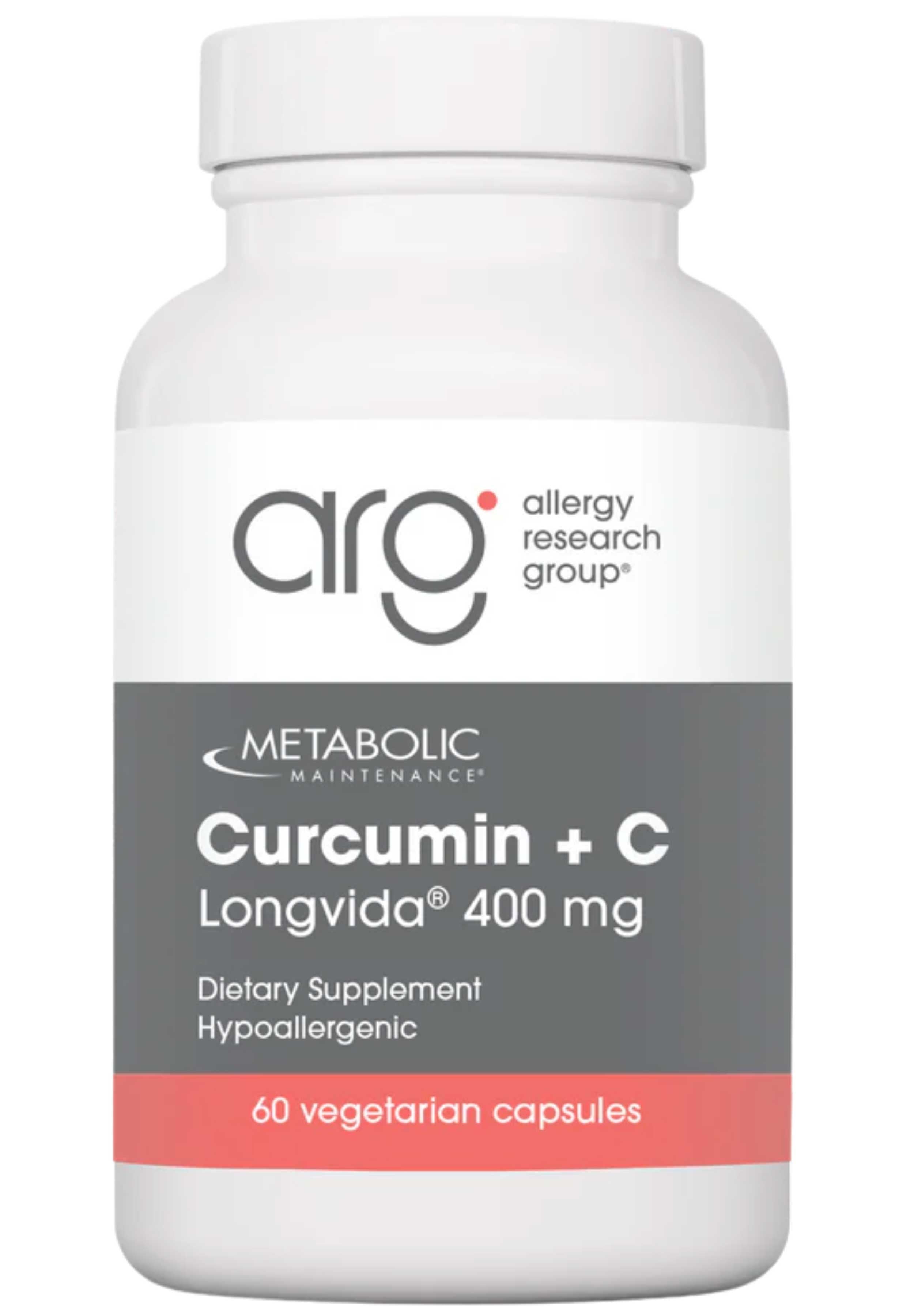 Allergy Research Group Curcumin + C (Formerly Metabolic Maintenance)