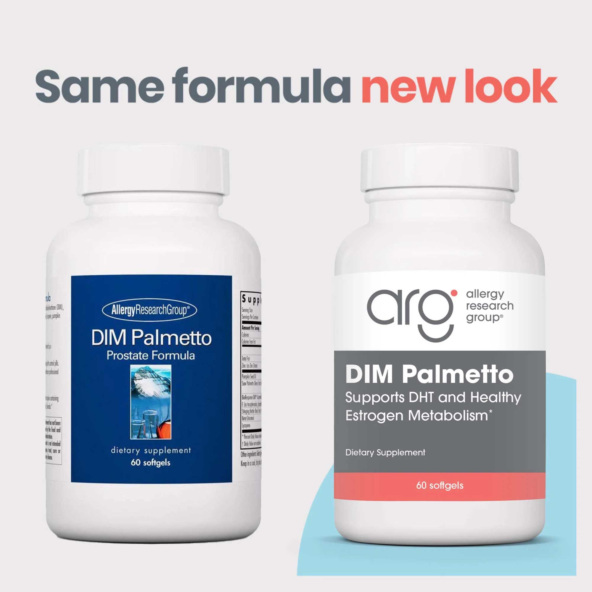 Allergy Research Group DIM Palmetto New Look