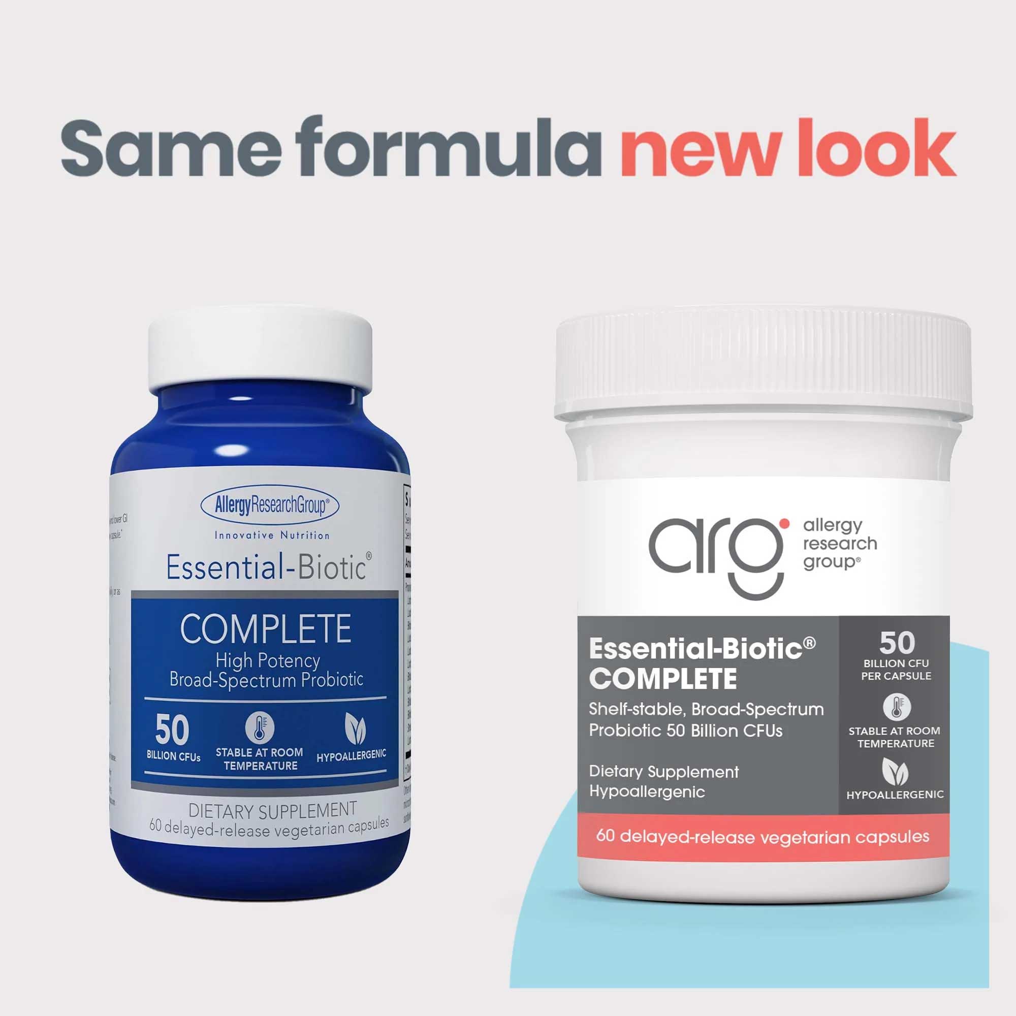 Allergy Research Group Essential-Biotic Complete New Look