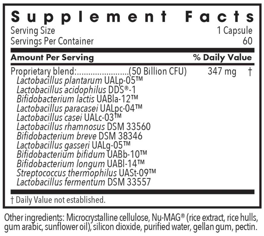 Allergy Research Group Essential-Biotic Complete Ingredients