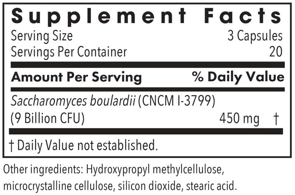 Allergy Research Group Essential-Biotic Saccharomyces Boulardii Ingredients