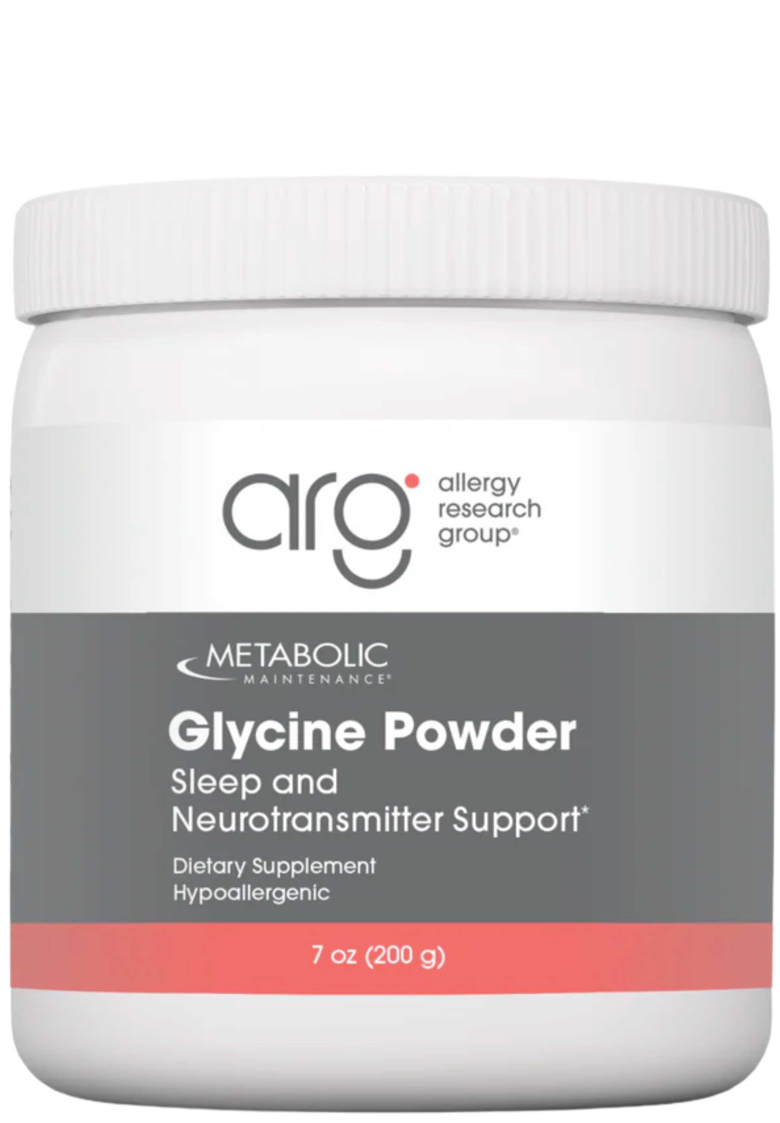 Allergy Research Group Glycine Powder (Formerly Metabolic Maintenance)