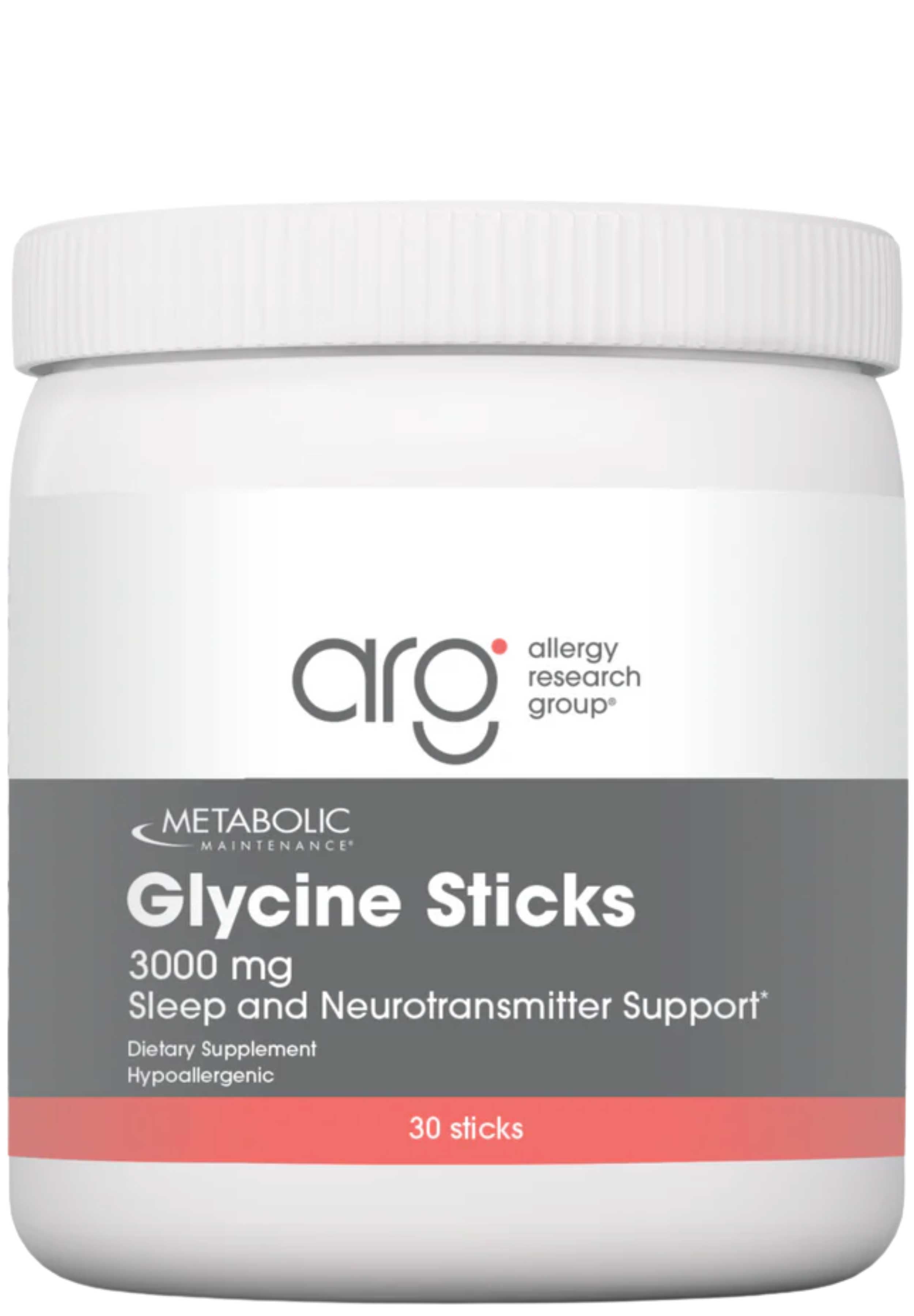 Allergy Research Group Glycine Sticks (Formerly Metabolic Maintenance)