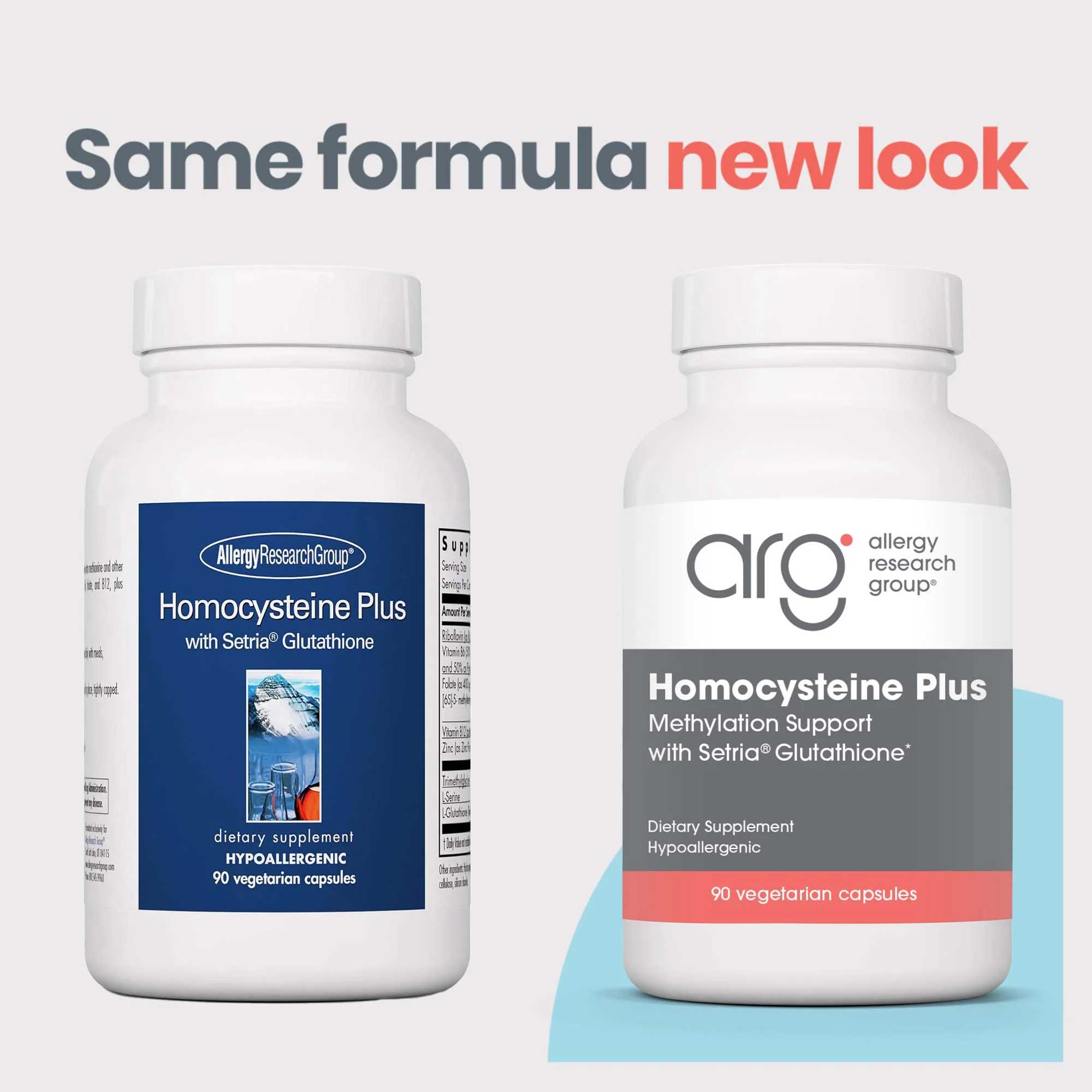 Allergy Research Group Homocysteine Plus New Look
