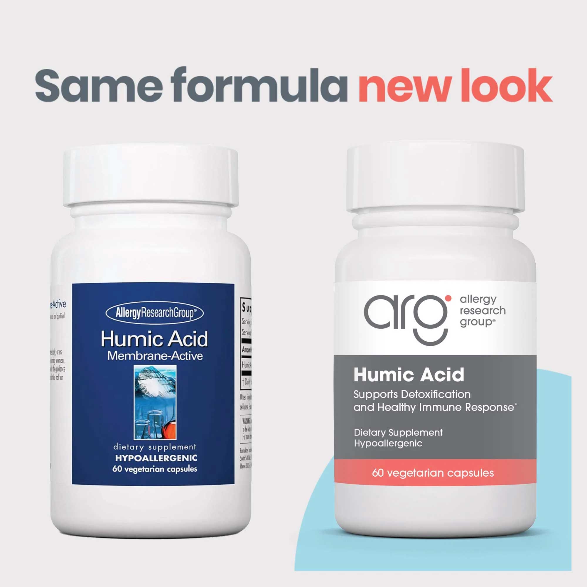 Allergy Research Group Humic Acid New Look