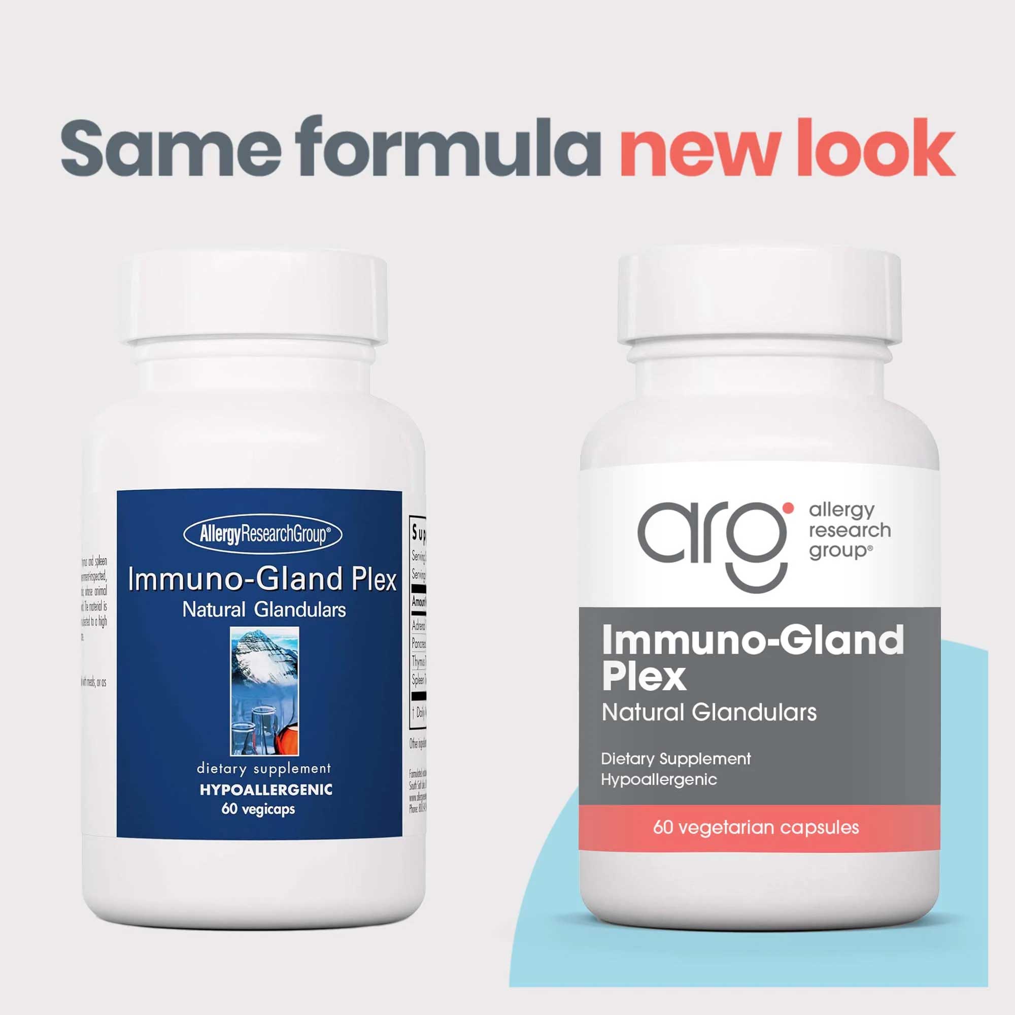 Allergy Research Group Immuno-Gland Plex New Look