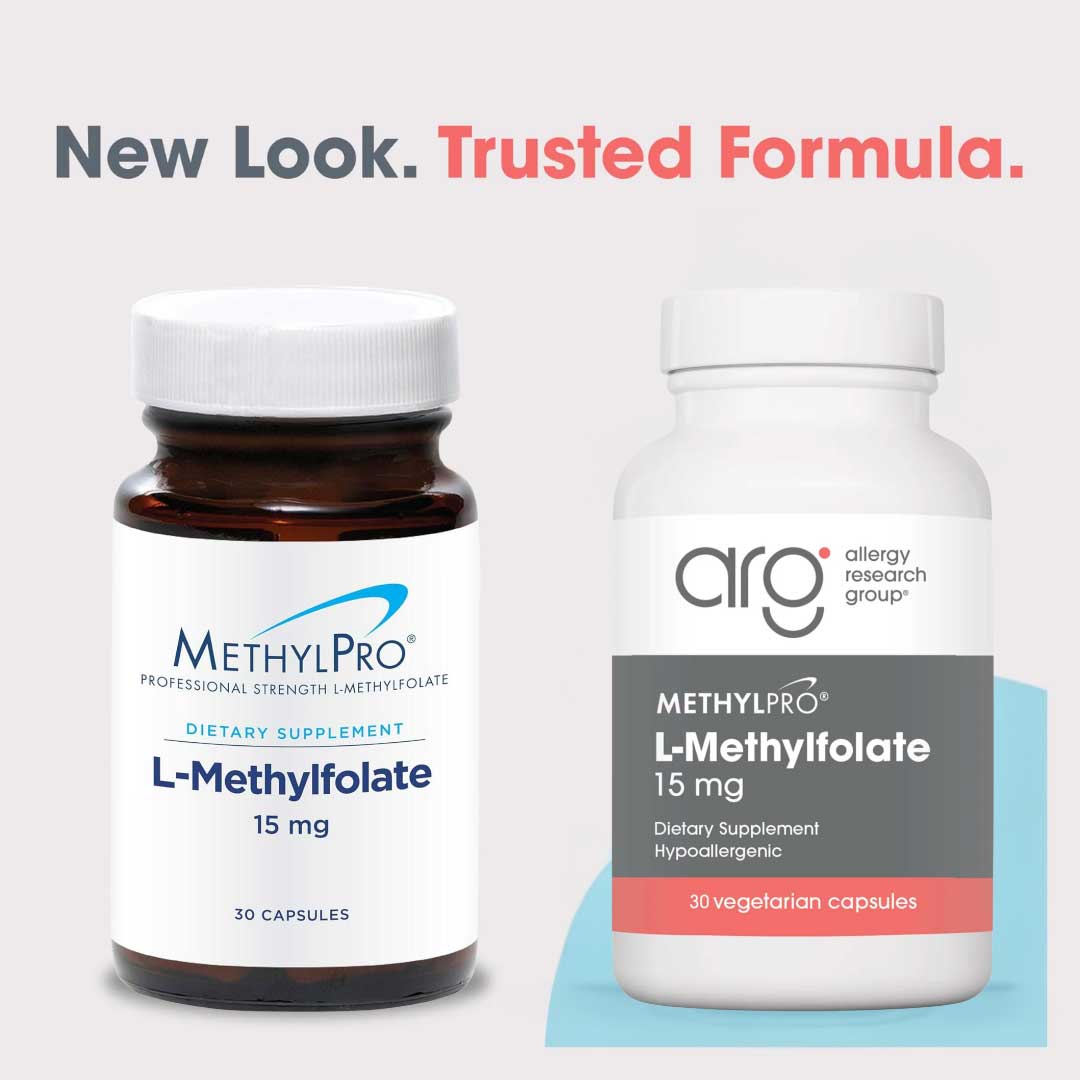 Allergy Research Group L-Methylfolate 15 mg (Formerly MethylPro) New Look