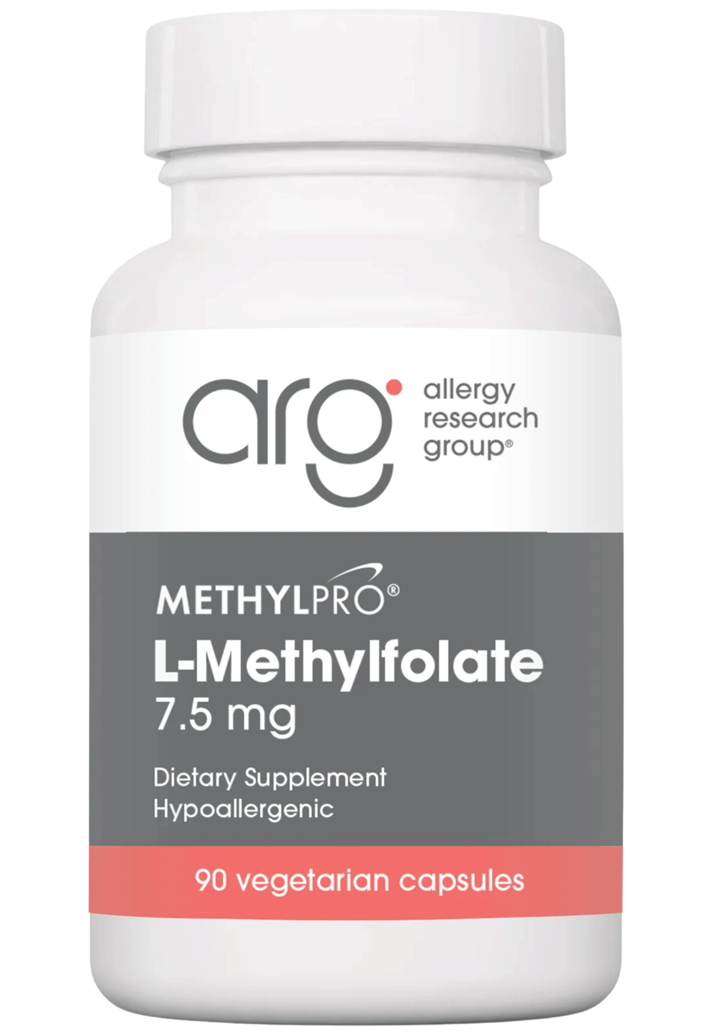 Allergy Research Group L-Methylfolate 7.5 mg (Formerly MethylPro)