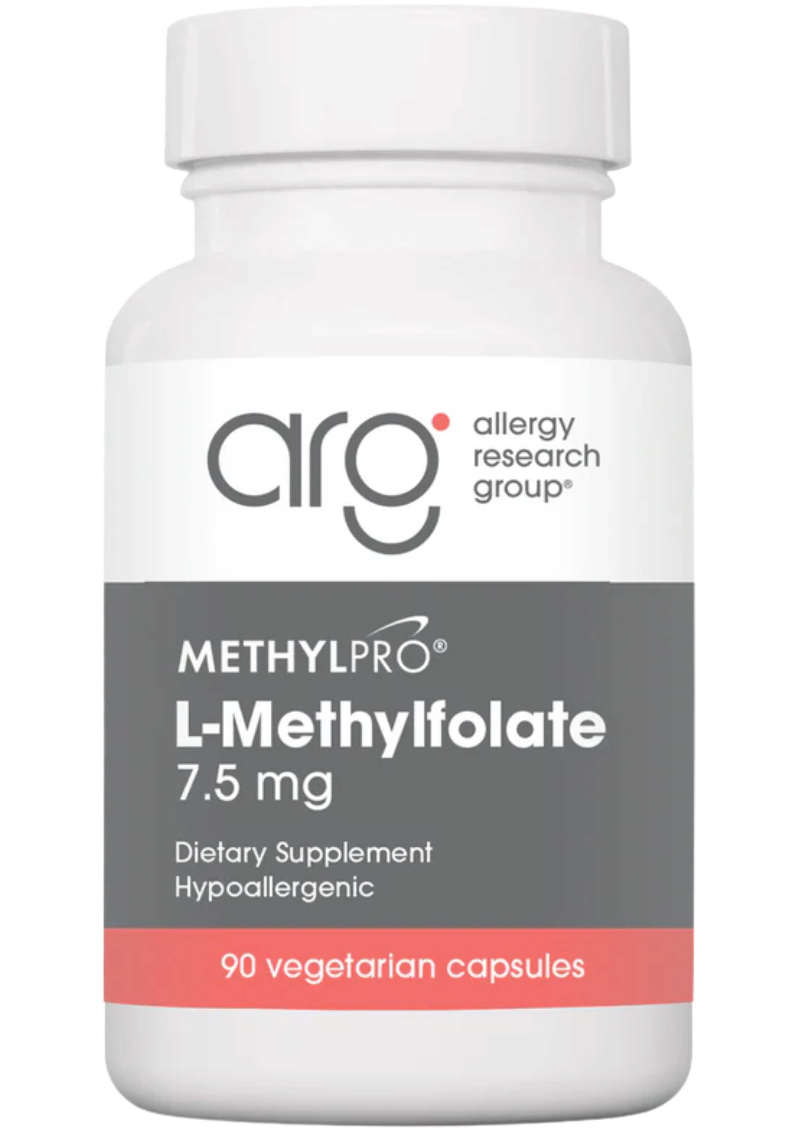 Allergy Research Group L-Methylfolate 7.5 mg (Formerly MethylPro)