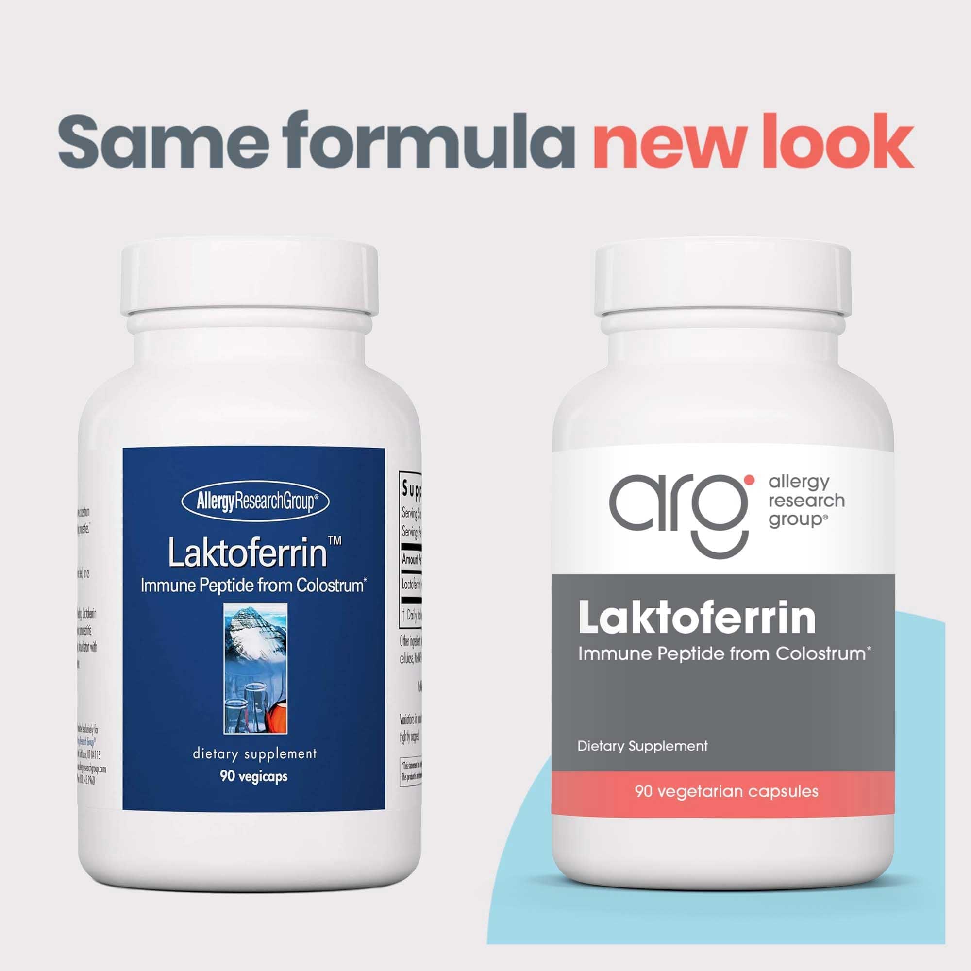 Allergy Research Group Laktoferrin New Look