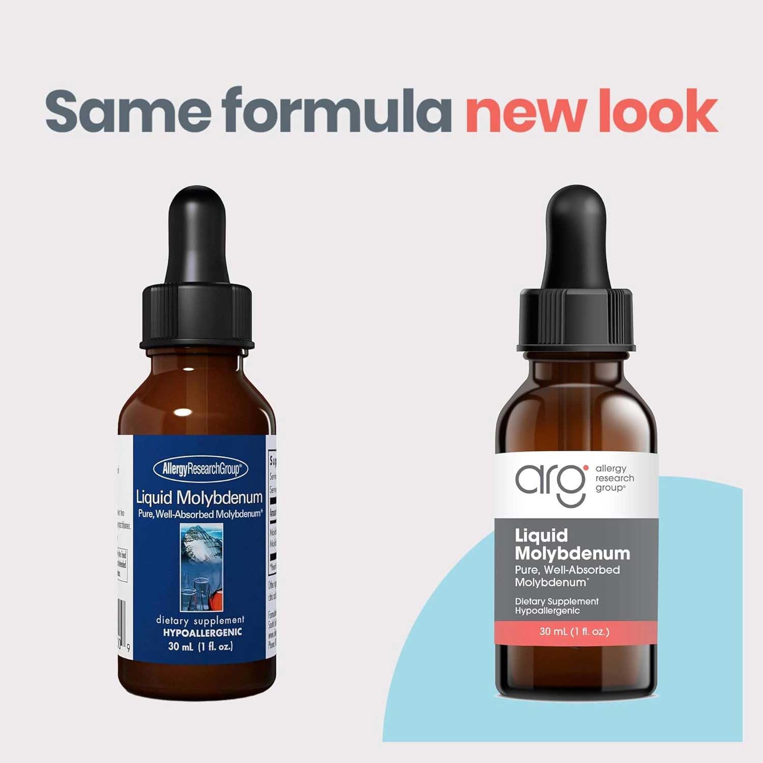 Allergy Research Group Liquid Molybdenum New Look