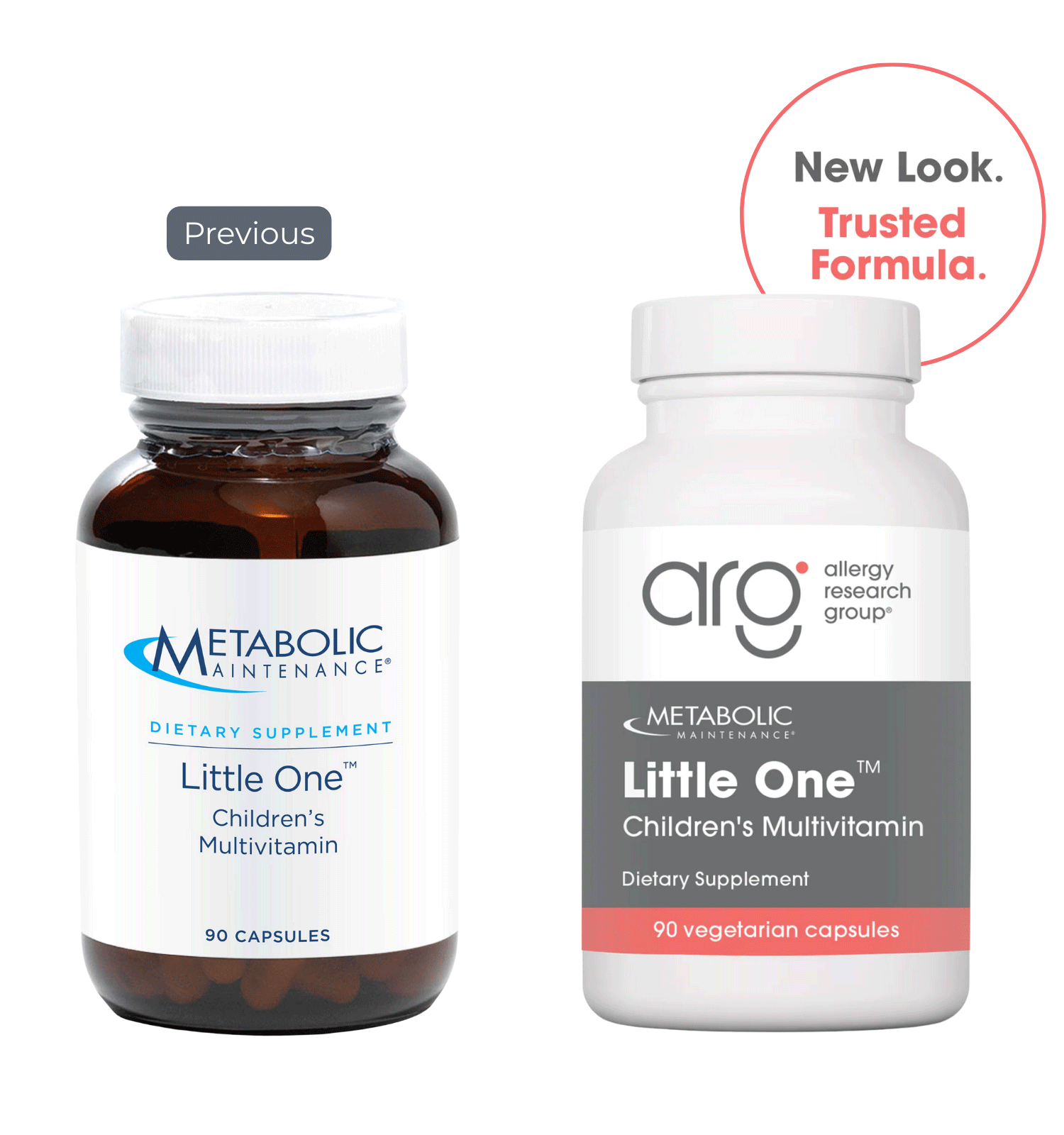 Allergy Research Group Little One Children's Multivitamin (Formerly Metabolic Maintenance) New Look