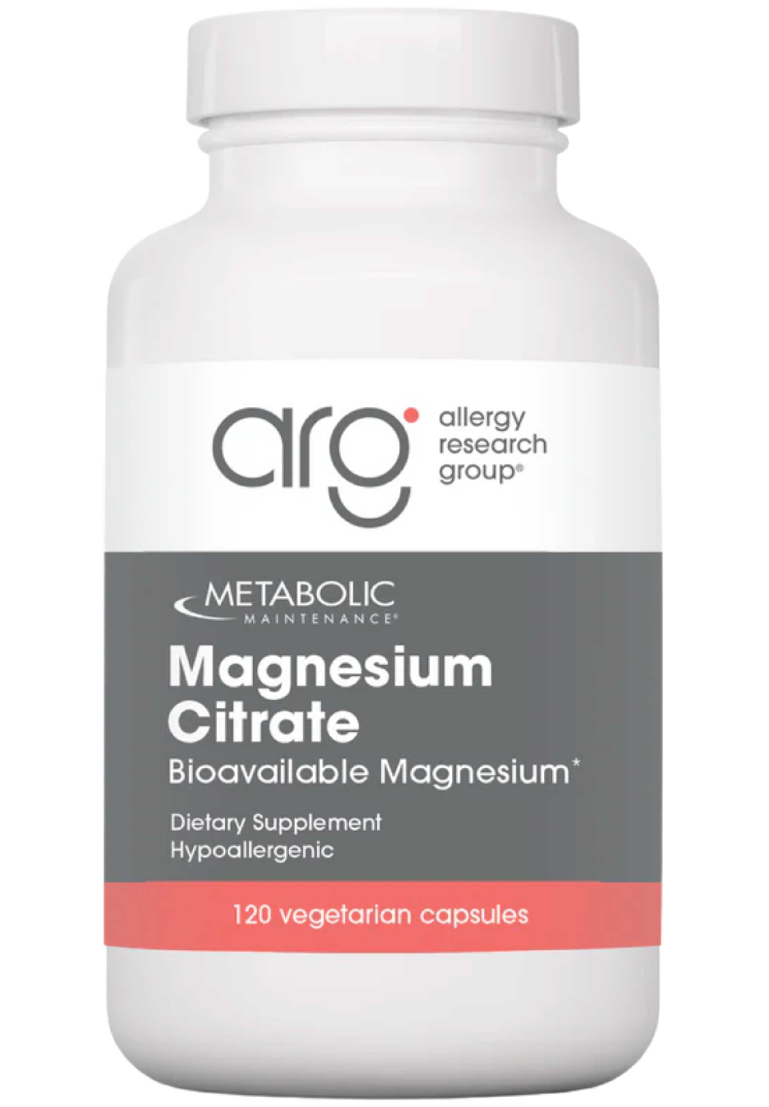Allergy Research Group Magnesium Citrate (Formerly Metabolic Maintenance)