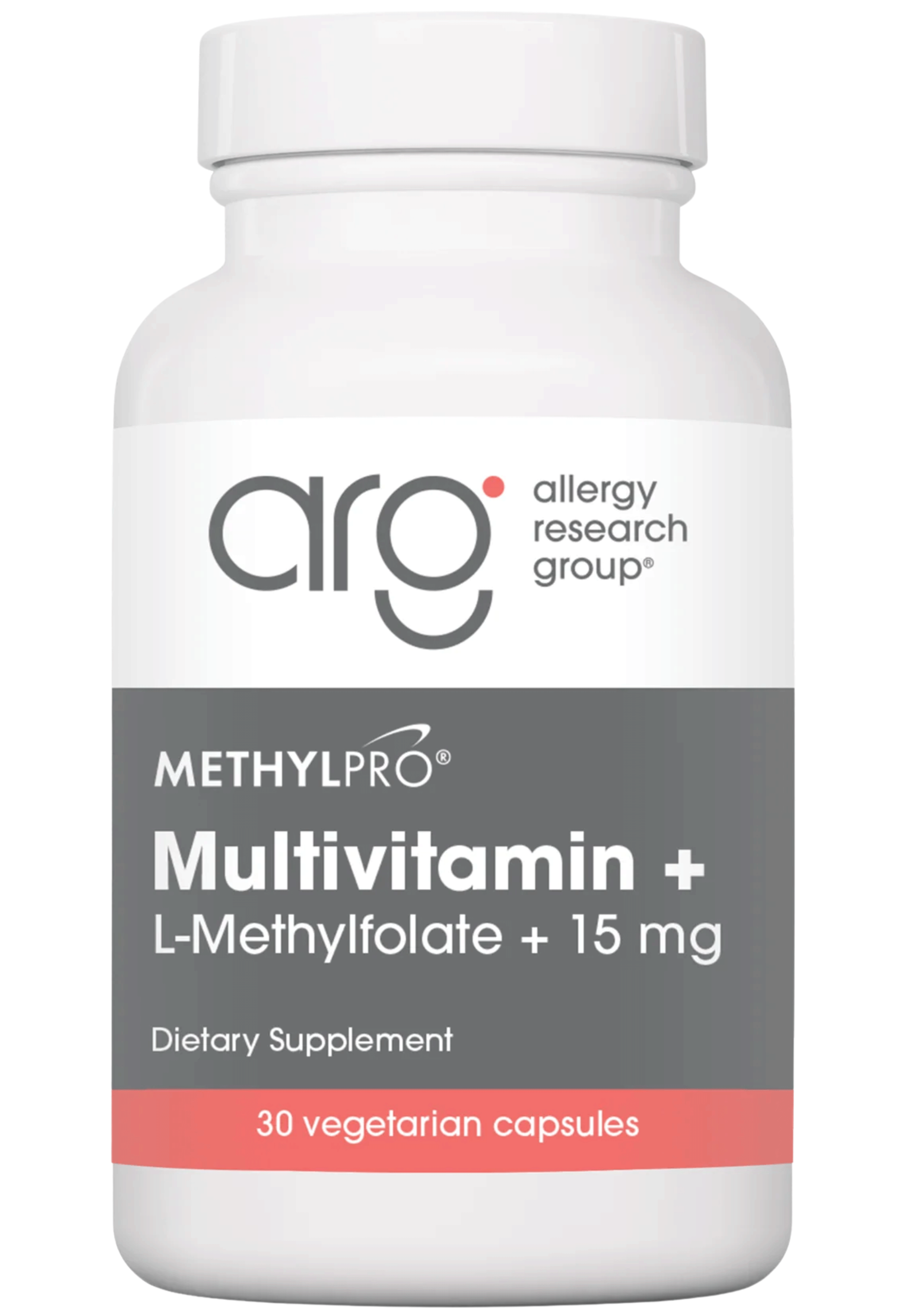Allergy Research Group Multivitamin + L-Methylfolate 15 mg (Formerly MethylPro)