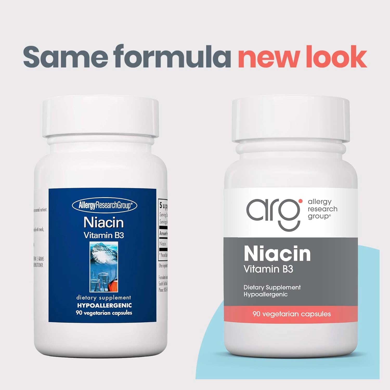 Allergy Research Group Niacin New Look