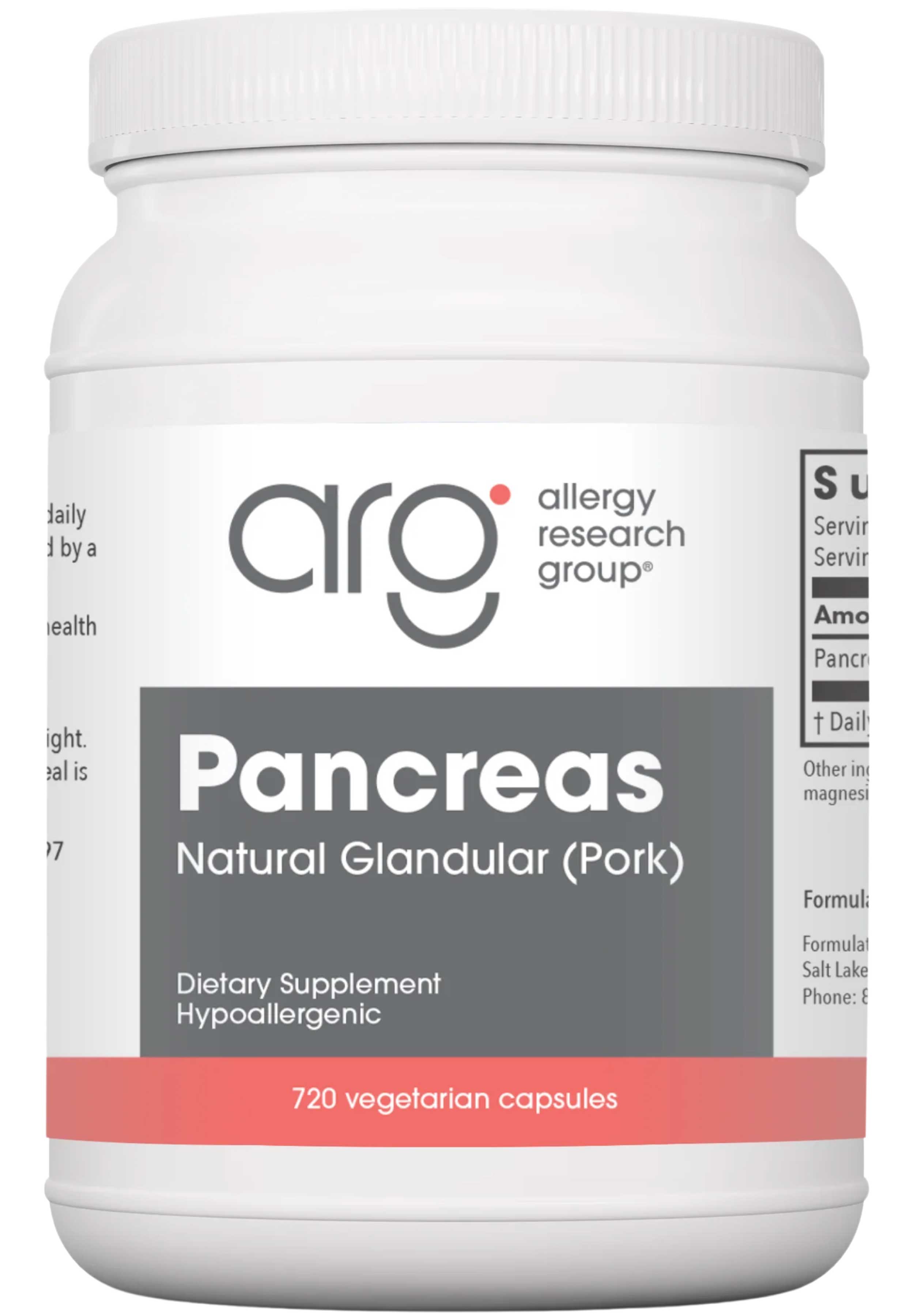Allergy Research Group Pancreas Pork
