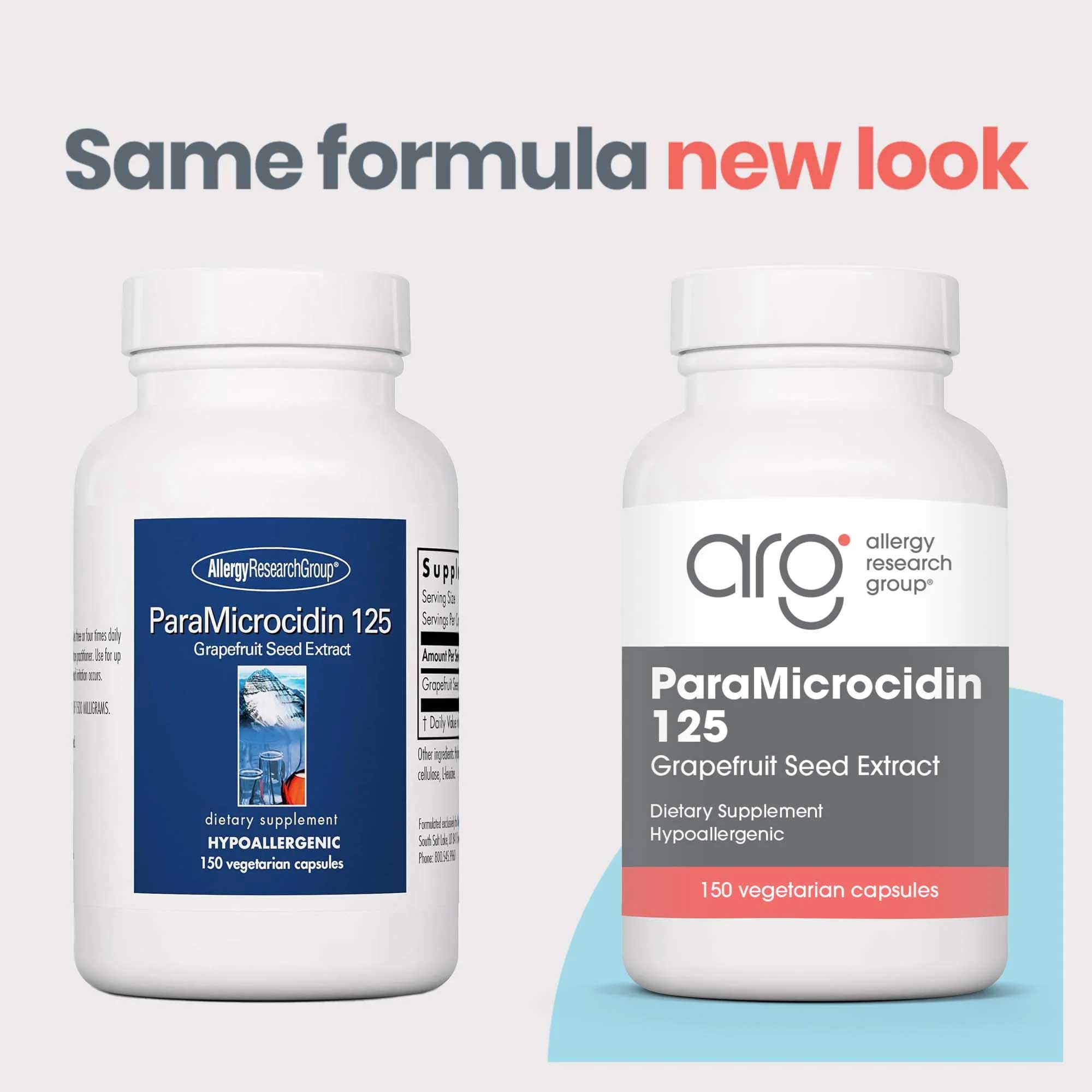 Allergy Research Group ParaMicrocidin 125 New Look