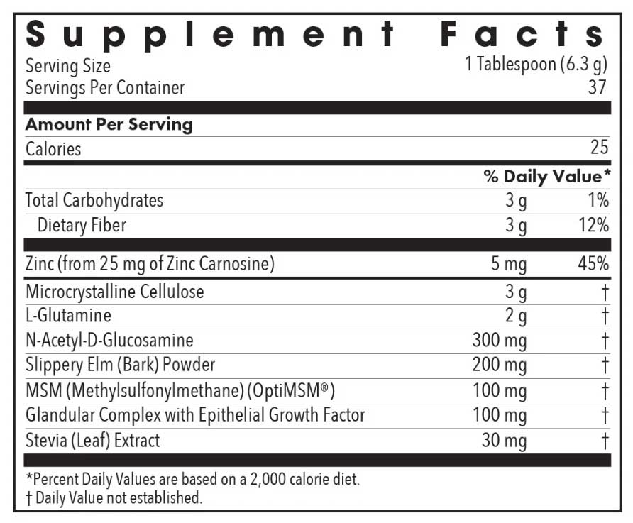 Allergy Research Group Perm A vite Powder Ingredients