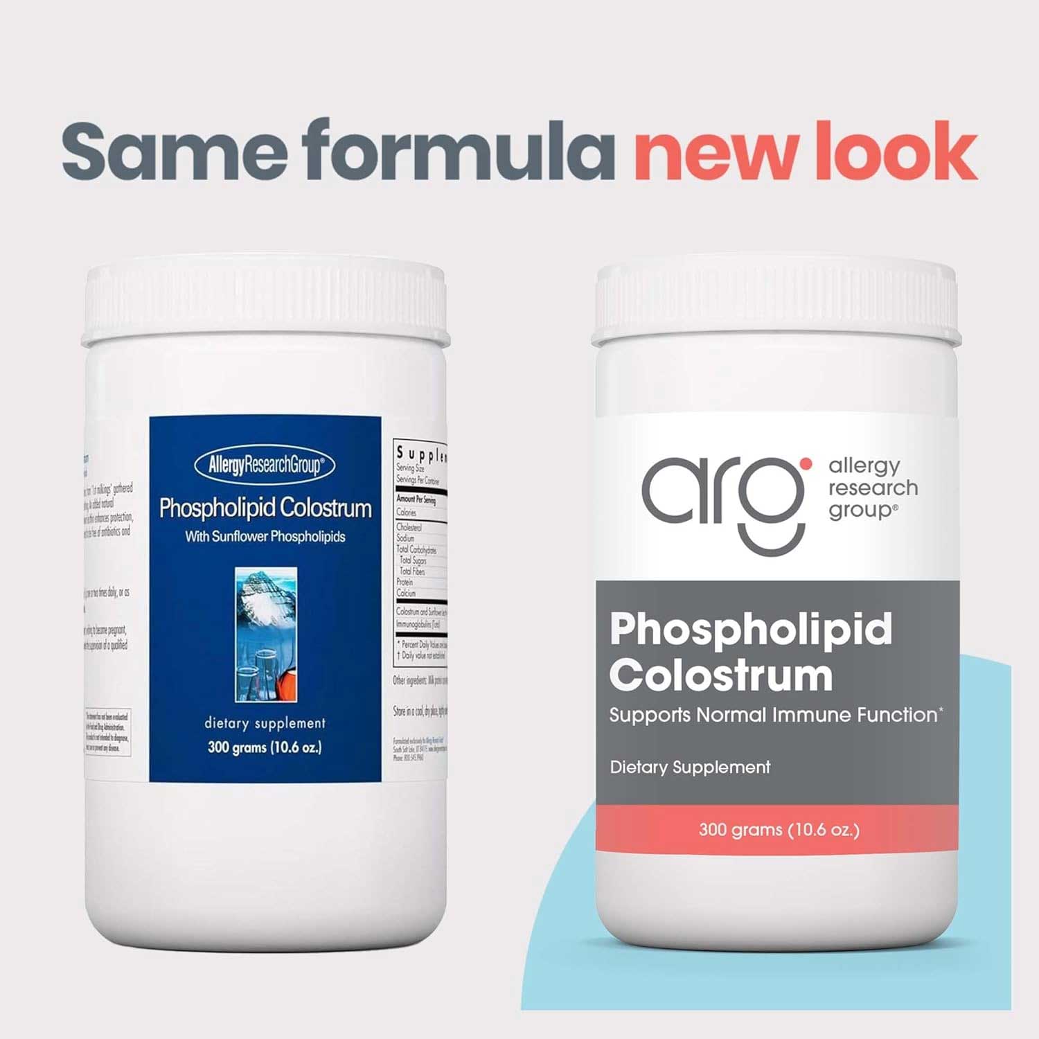 Allergy Research Group Phospholipid Colostrum New Look