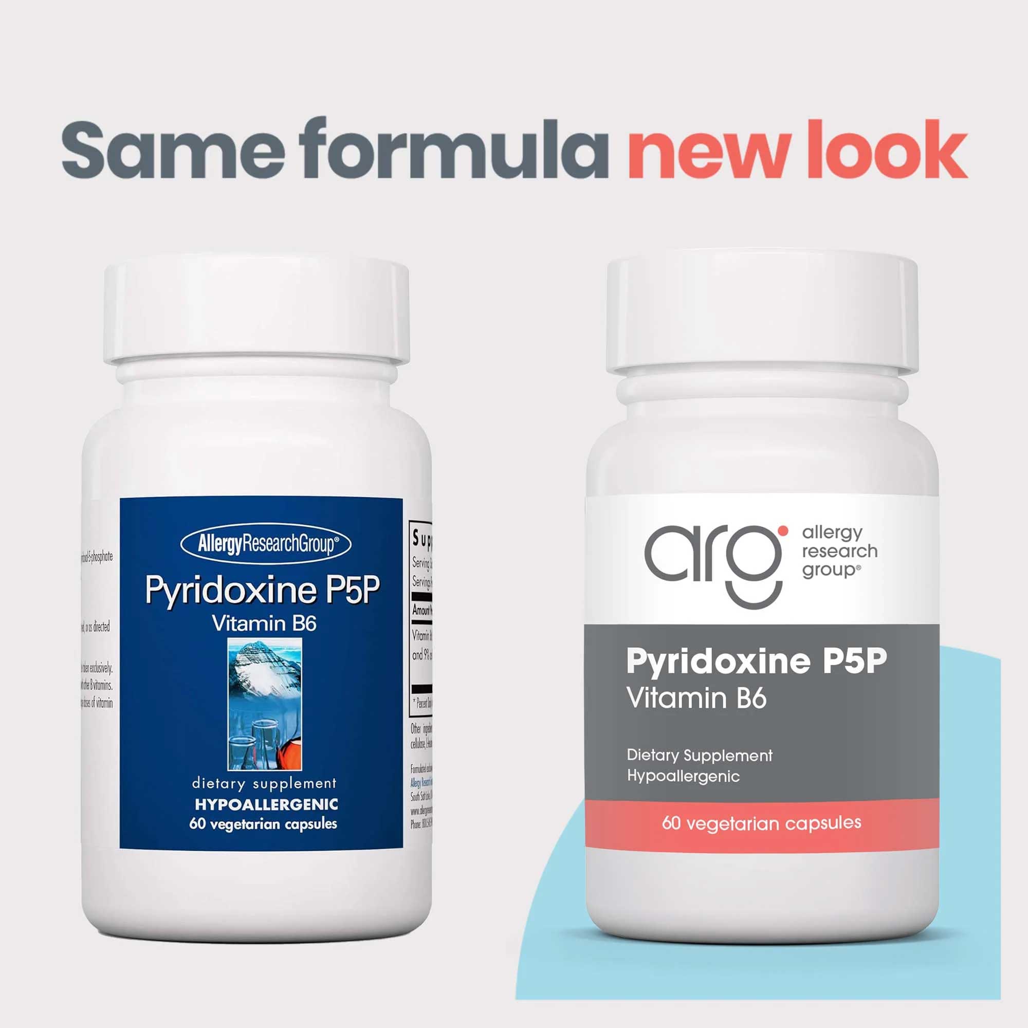 Allergy Research Group Pyridoxine P5P New Look