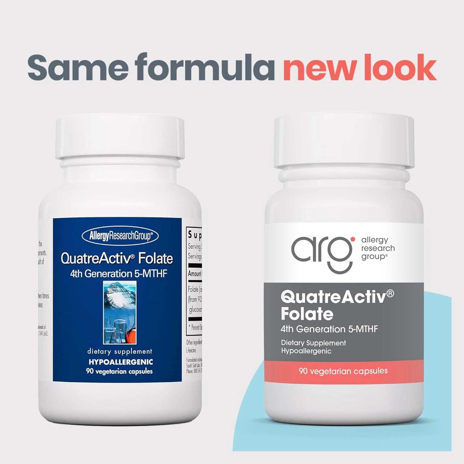 Allergy Research Group QuatreActiv Folate New Look