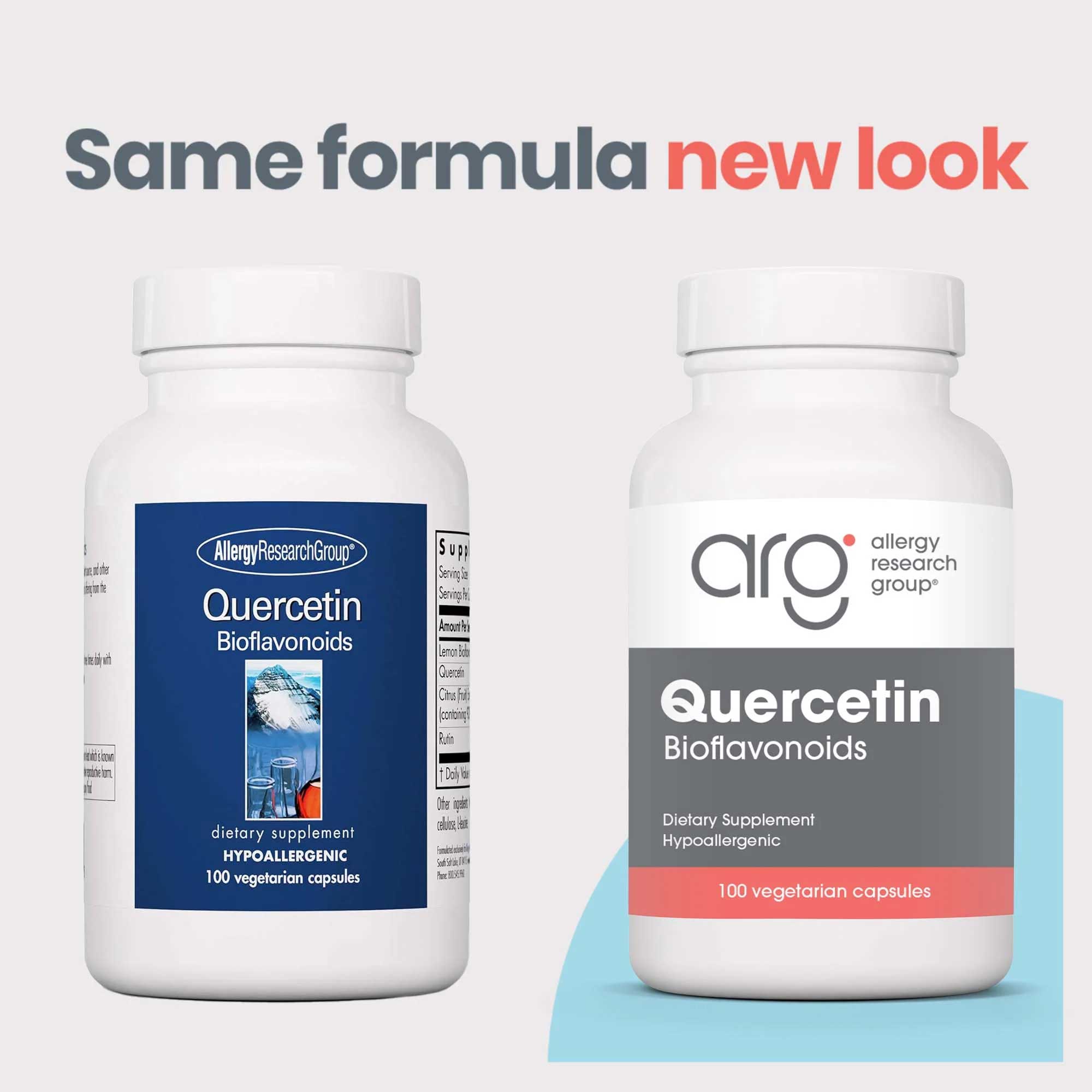 Allergy Research Group Quercetin Bioflavonoids New Look