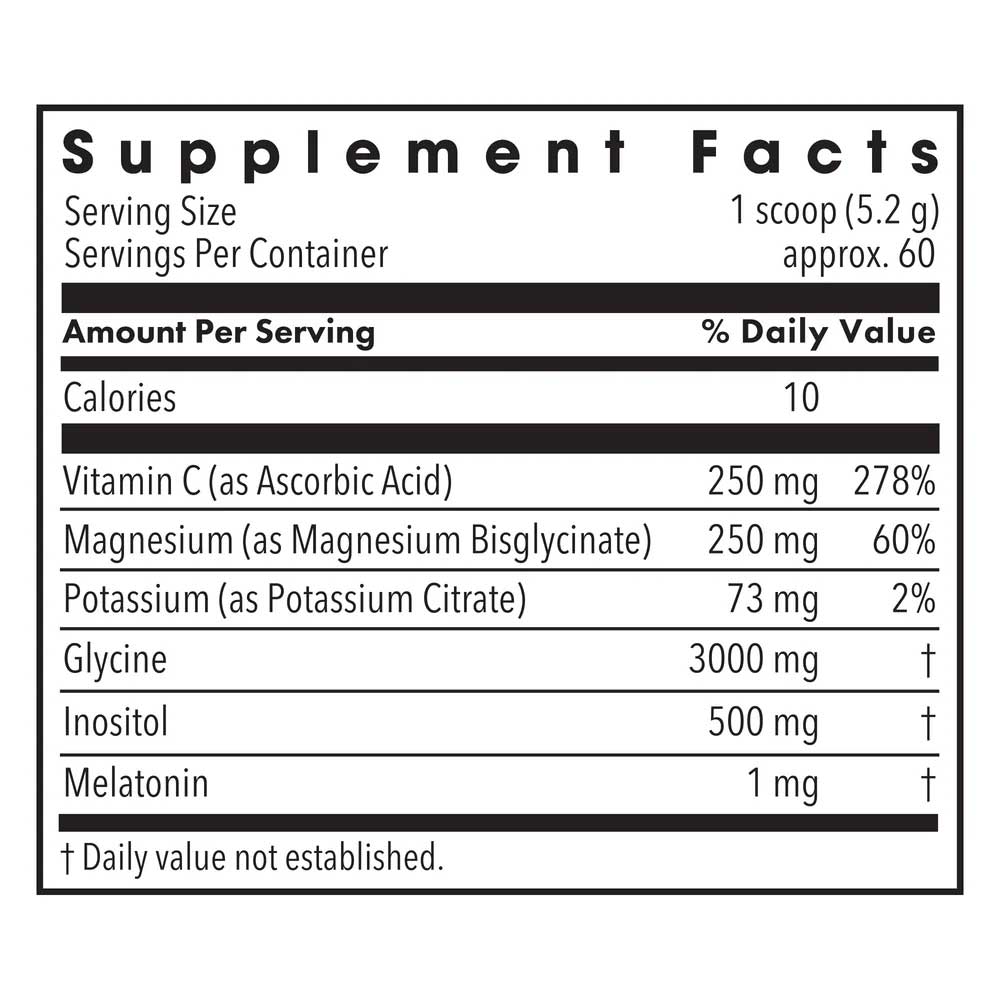 Allergy Research Group R.E.M. Maintenance (Formerly Metabolic Maintenance) Ingredients