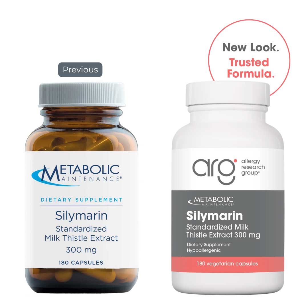 Allergy Research Group Silymarin 300 mg (Formerly Metabolic Maintenance) New Look