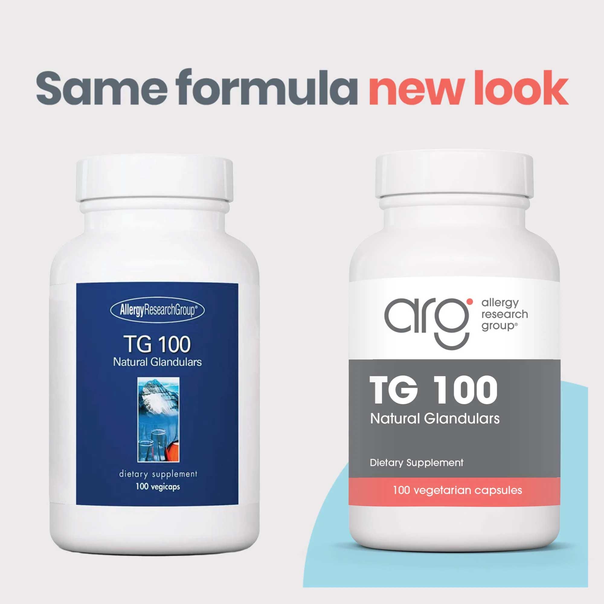 Allergy Research Group TG 100 New Look