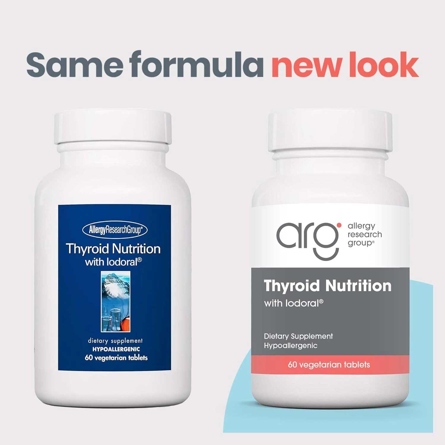 Allergy Research Group Thyroid Nutrition with Iodoral New Look