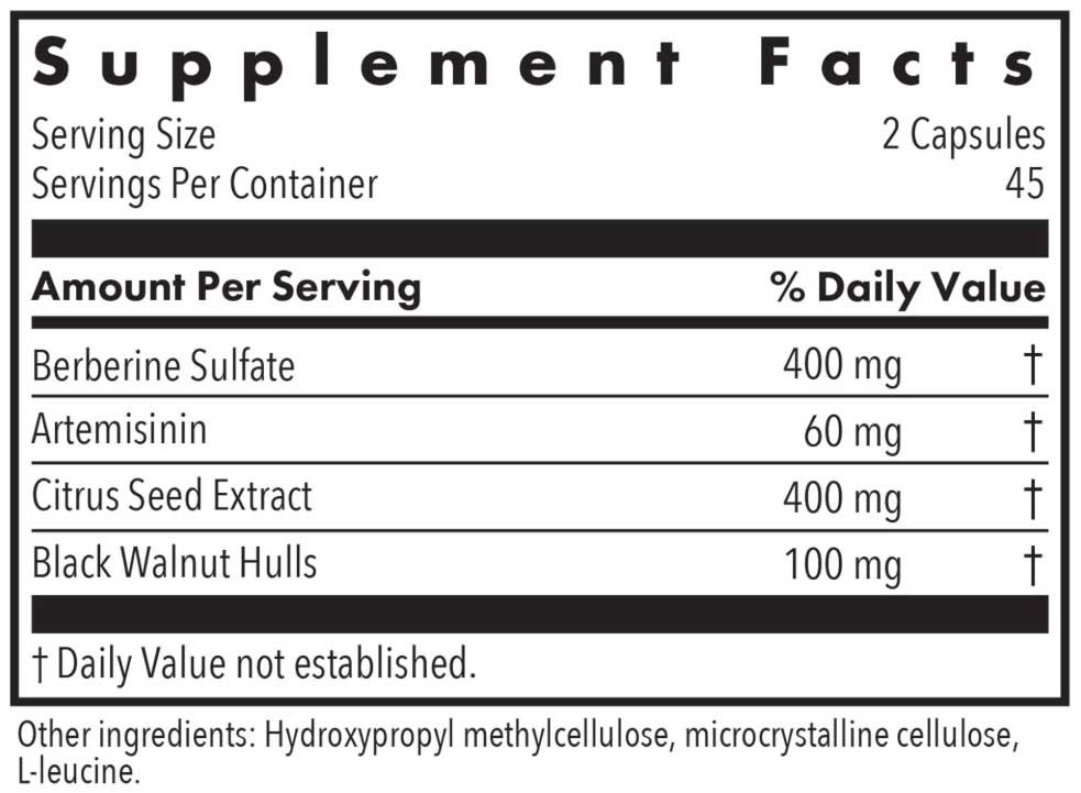 Allergy Research Group Tricycline Ingredients