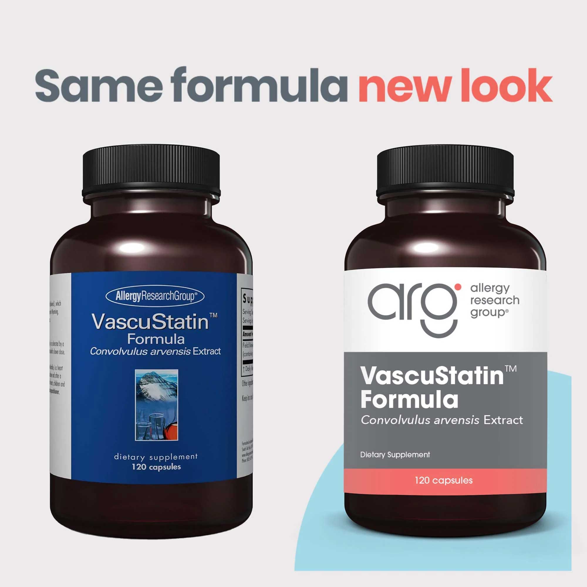 Allergy Research Group VascuStatin Formula New Look