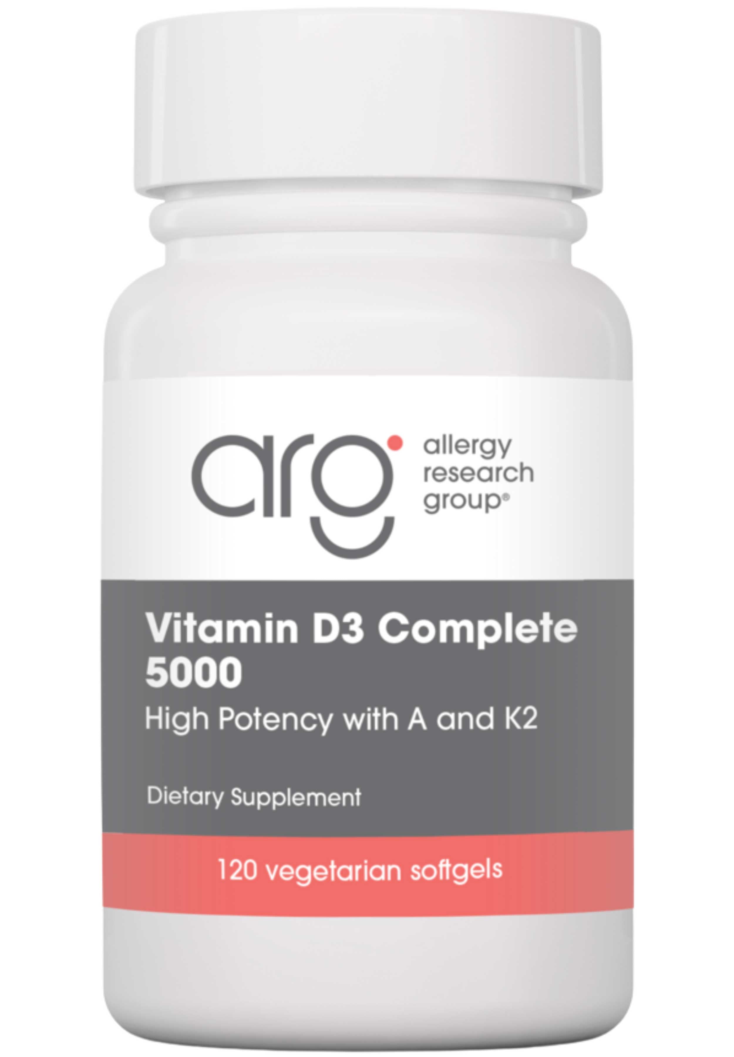 Allergy Research Group Vitamin D3 Complete 5000 IU Softgels (5000iu softgels)