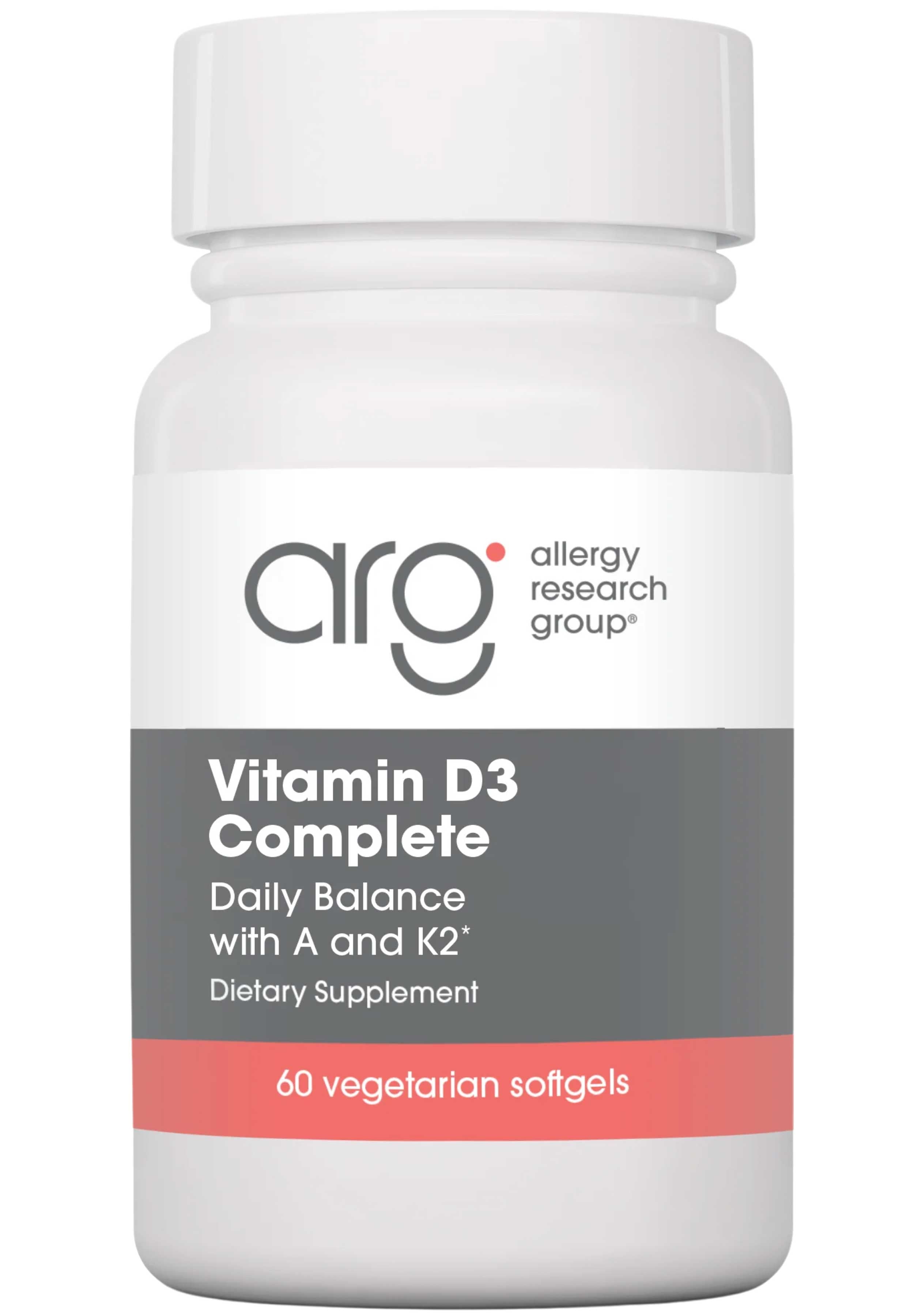Allergy Research Group Vitamin D3 Complete Softgels (2000iu softgels)