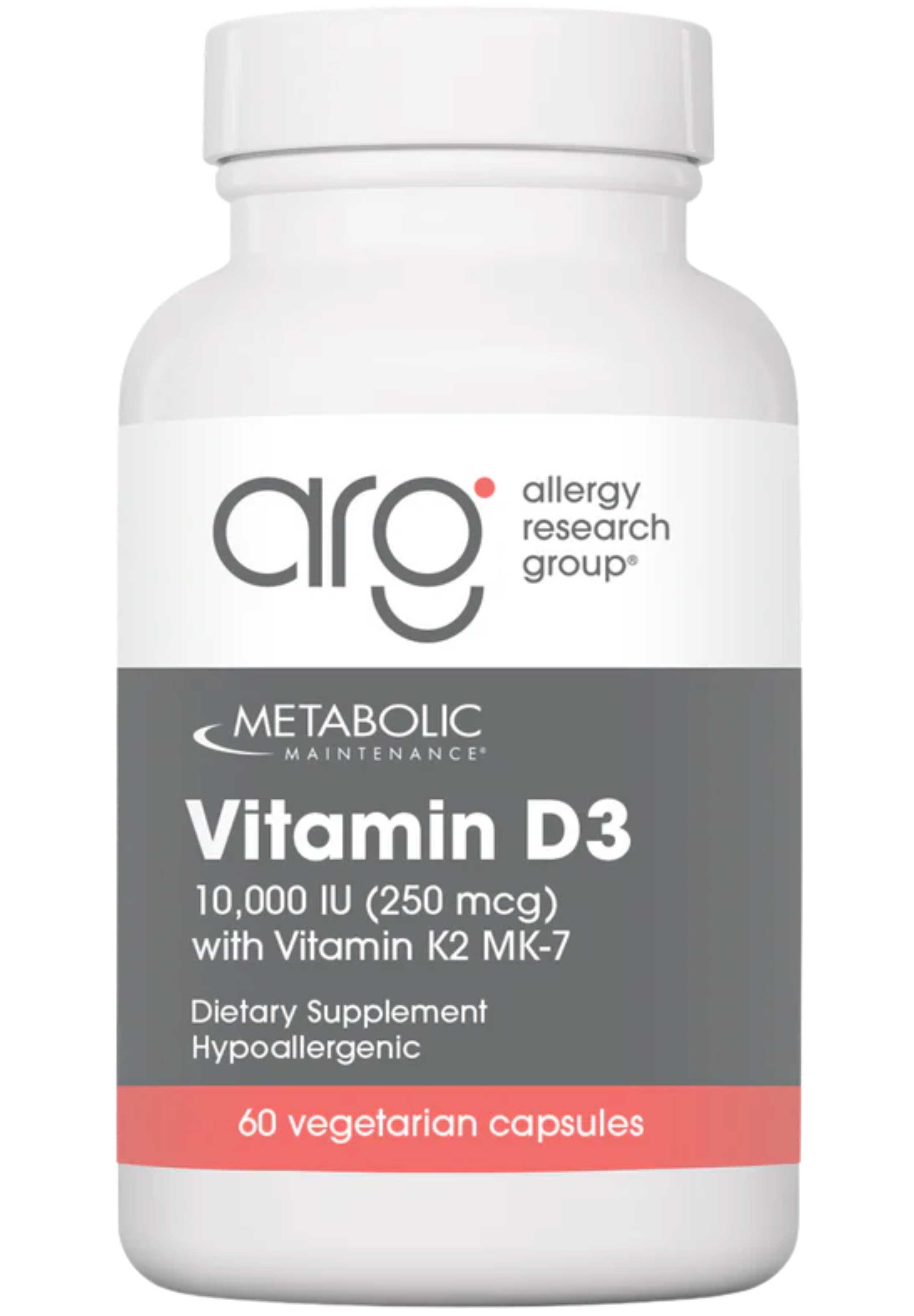 Allergy Research Group Vitamin D-3 (Formerly Metabolic Maintenance)