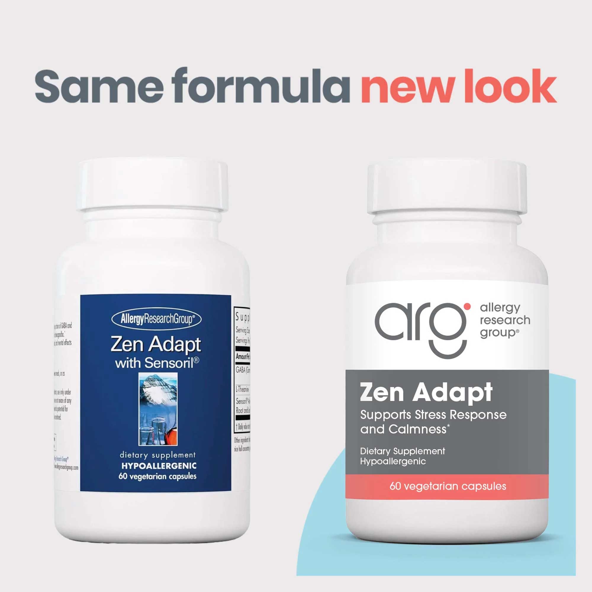 Allergy Research Group Zen Adapt New Look