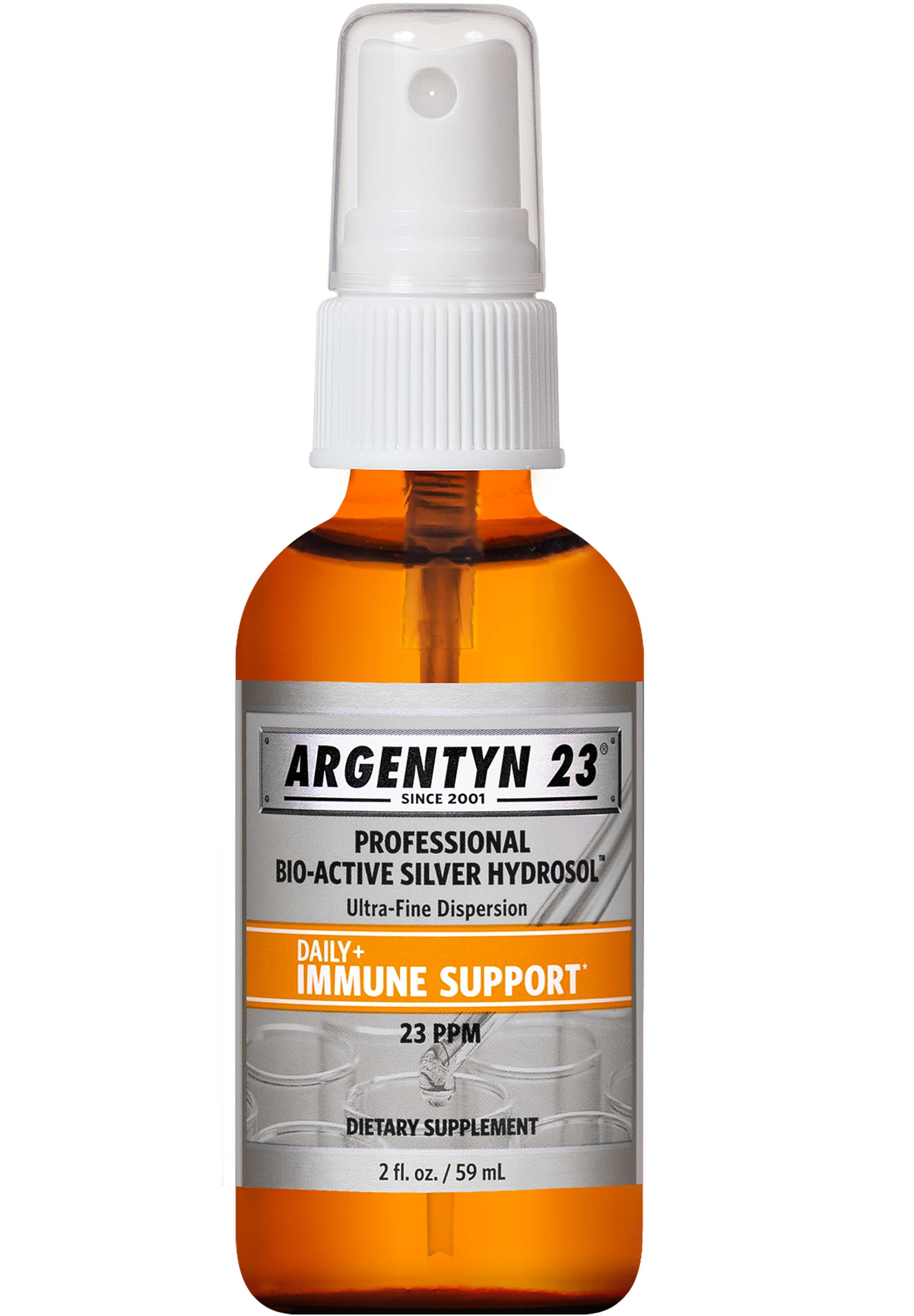 Argentyn 23 Professional Bio-Active Silver Hydrosol Daily+ Immune Support Spray